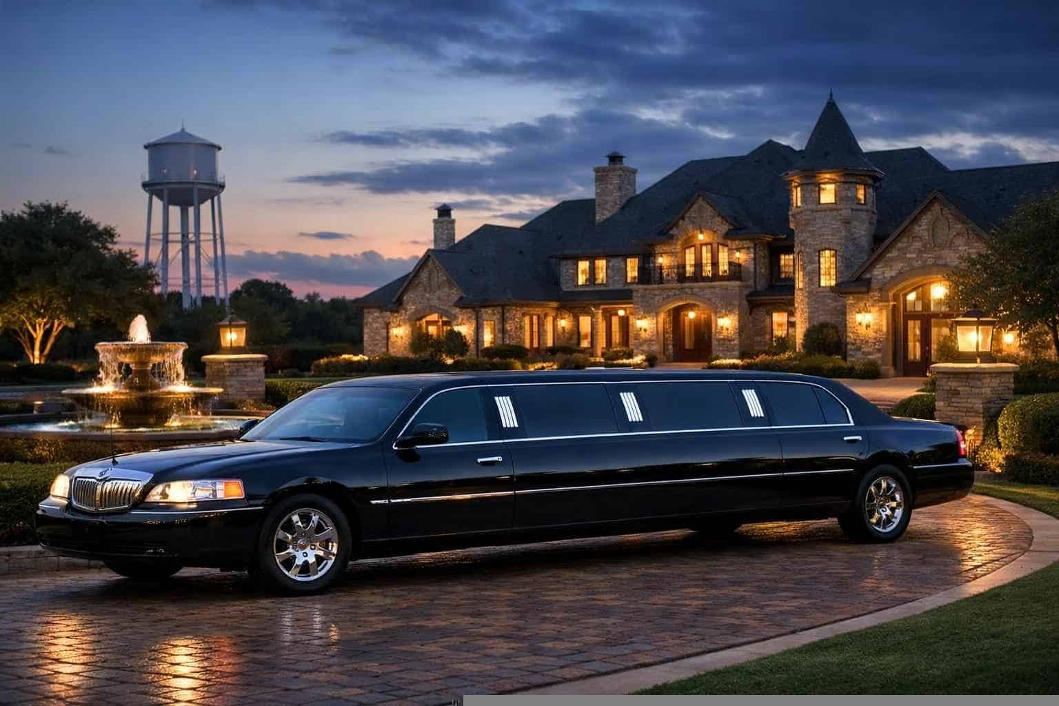 Luxury Black Limo Rental in Prosper Texas