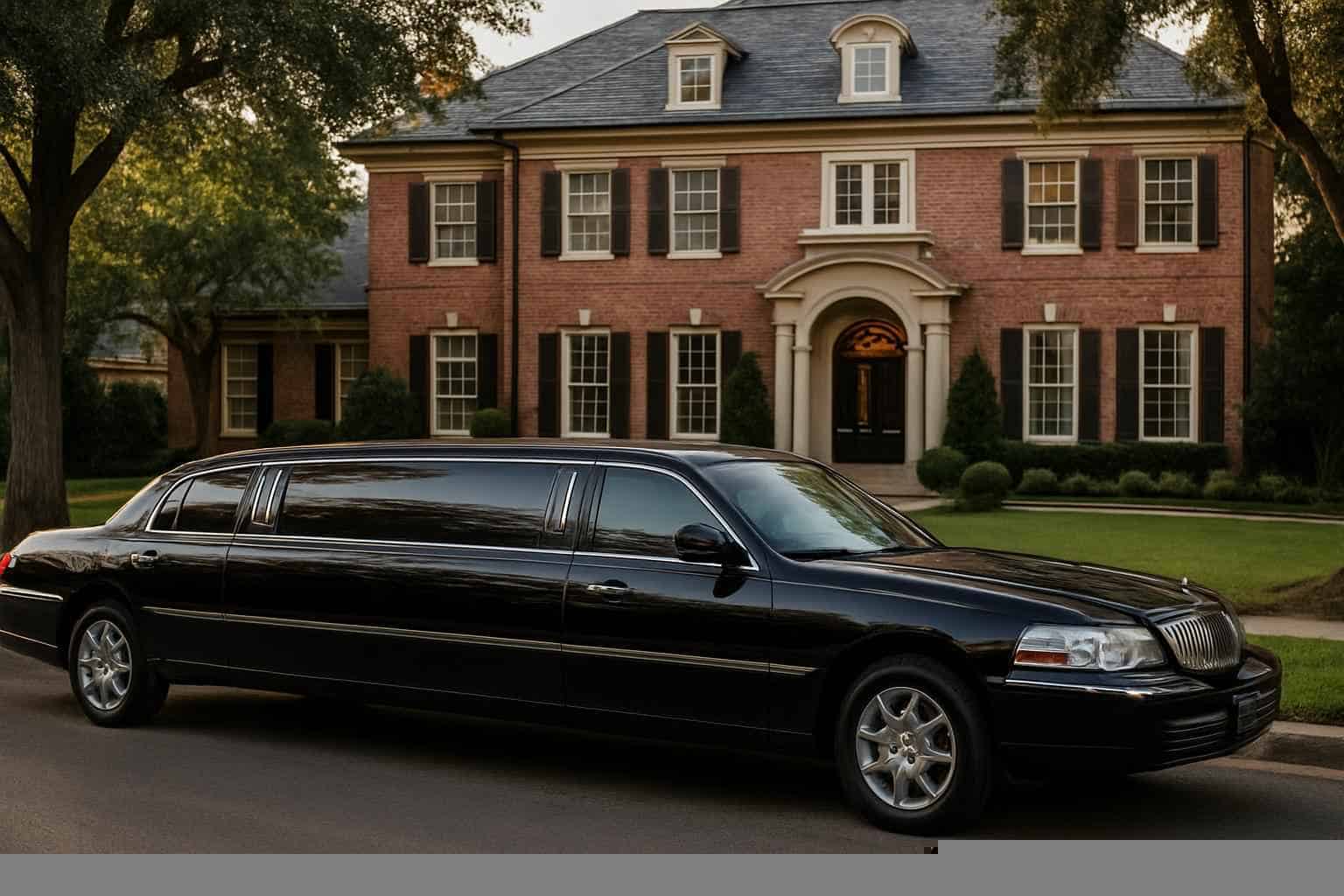 Luxury Black Limo Rental in University Park Texas
