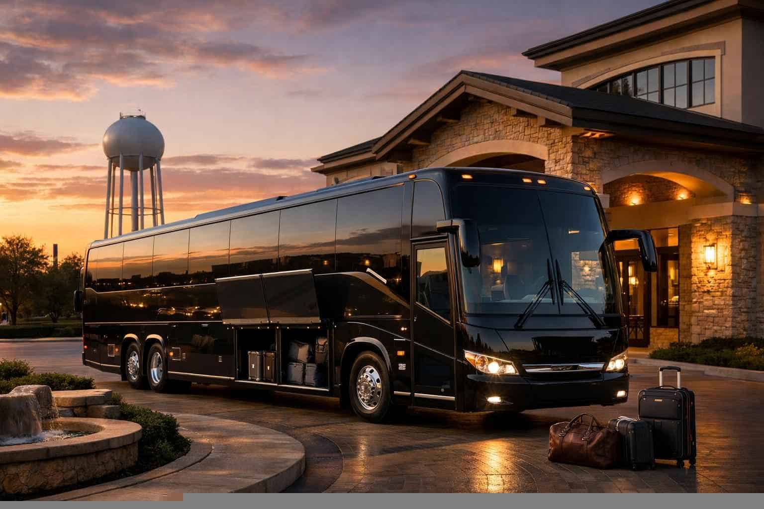 Luxury Charter Bus Rental in Allen Texas