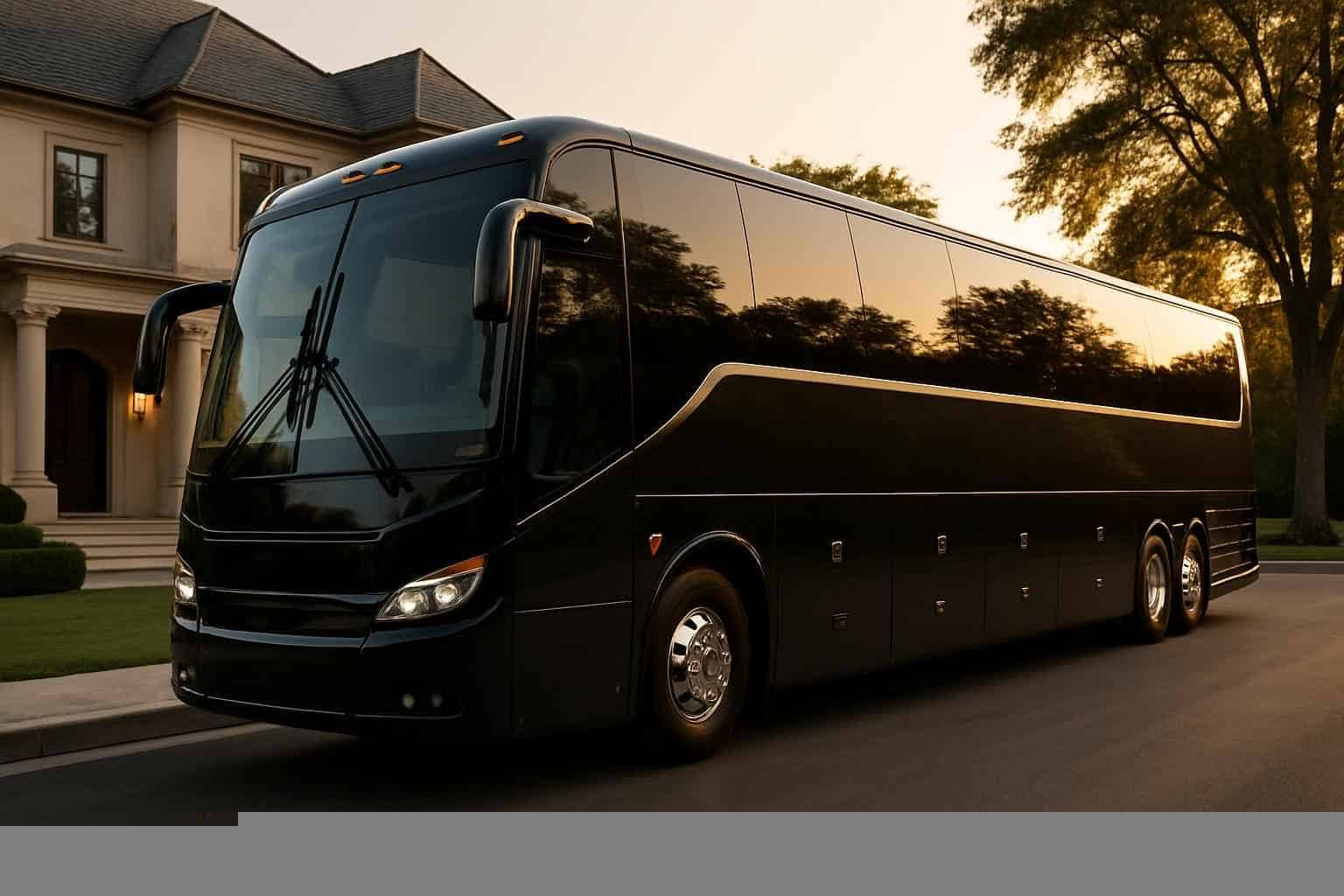 Luxury Charter Bus Rental in Farmers Branch Texas