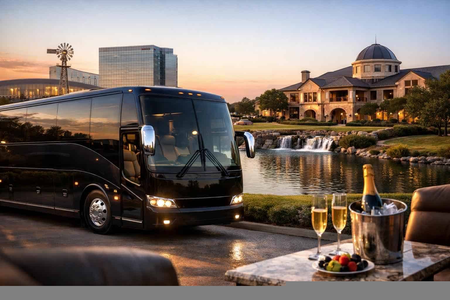 Luxury Charter Bus Rental in Frisco Texas
