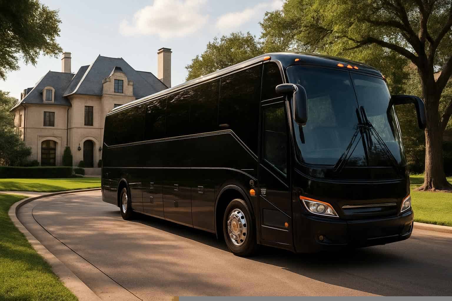 Luxury Charter Bus Rental in Highland Park Texas
