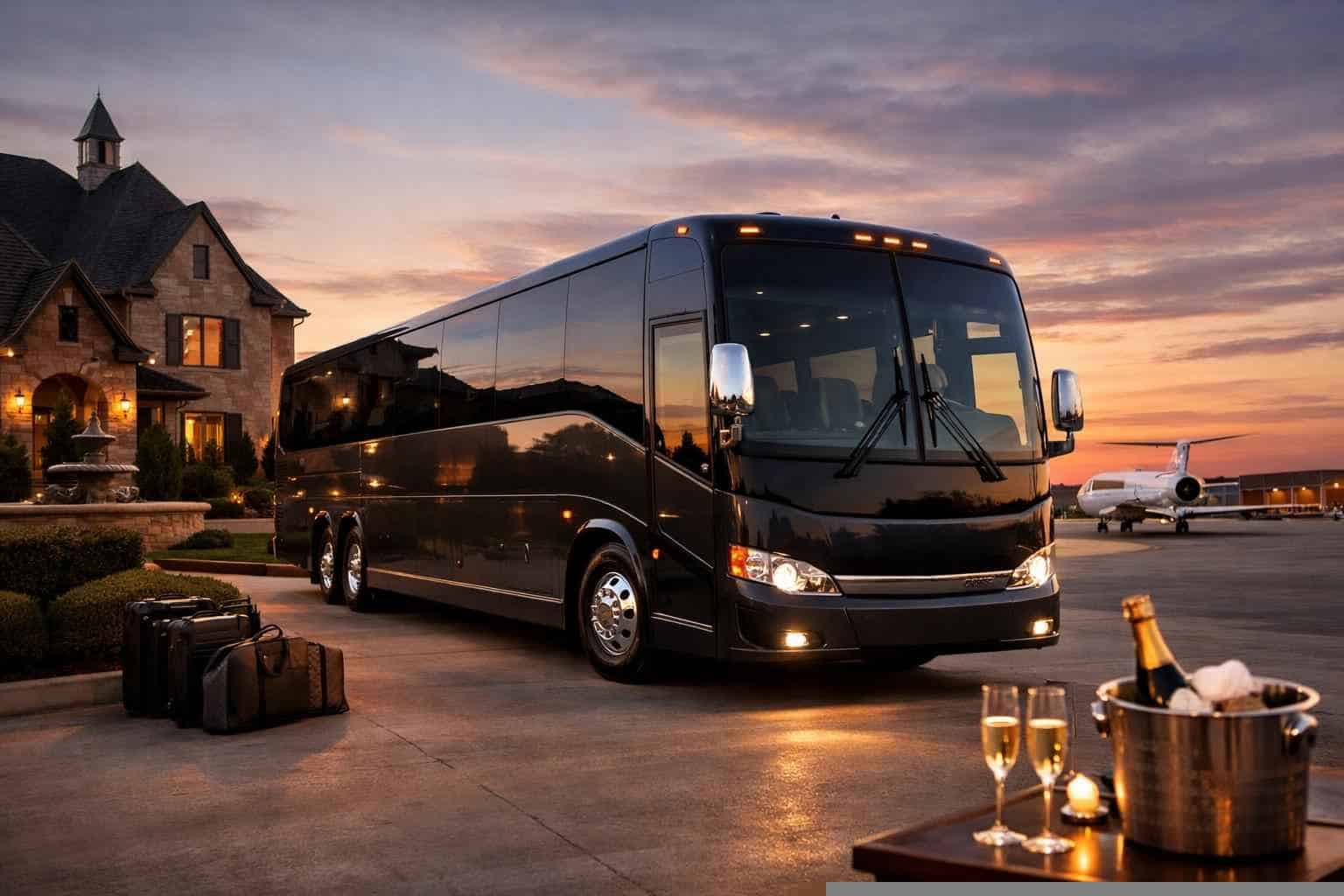 Luxury Charter Bus Rental in Prosper Texas