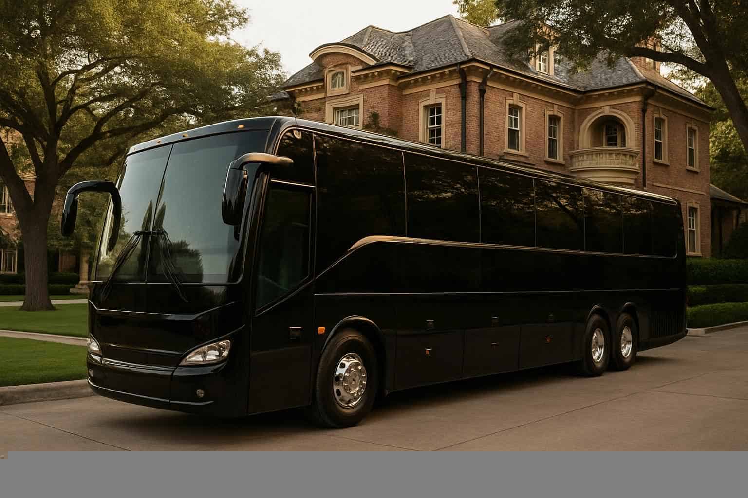 Luxury Charter Bus Rental in University Park Texas
