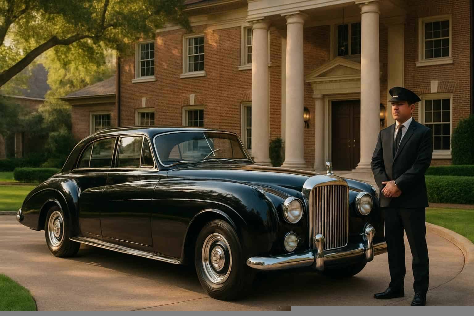 Luxury Classic Car Chauffeur Service In Highland Park Texas