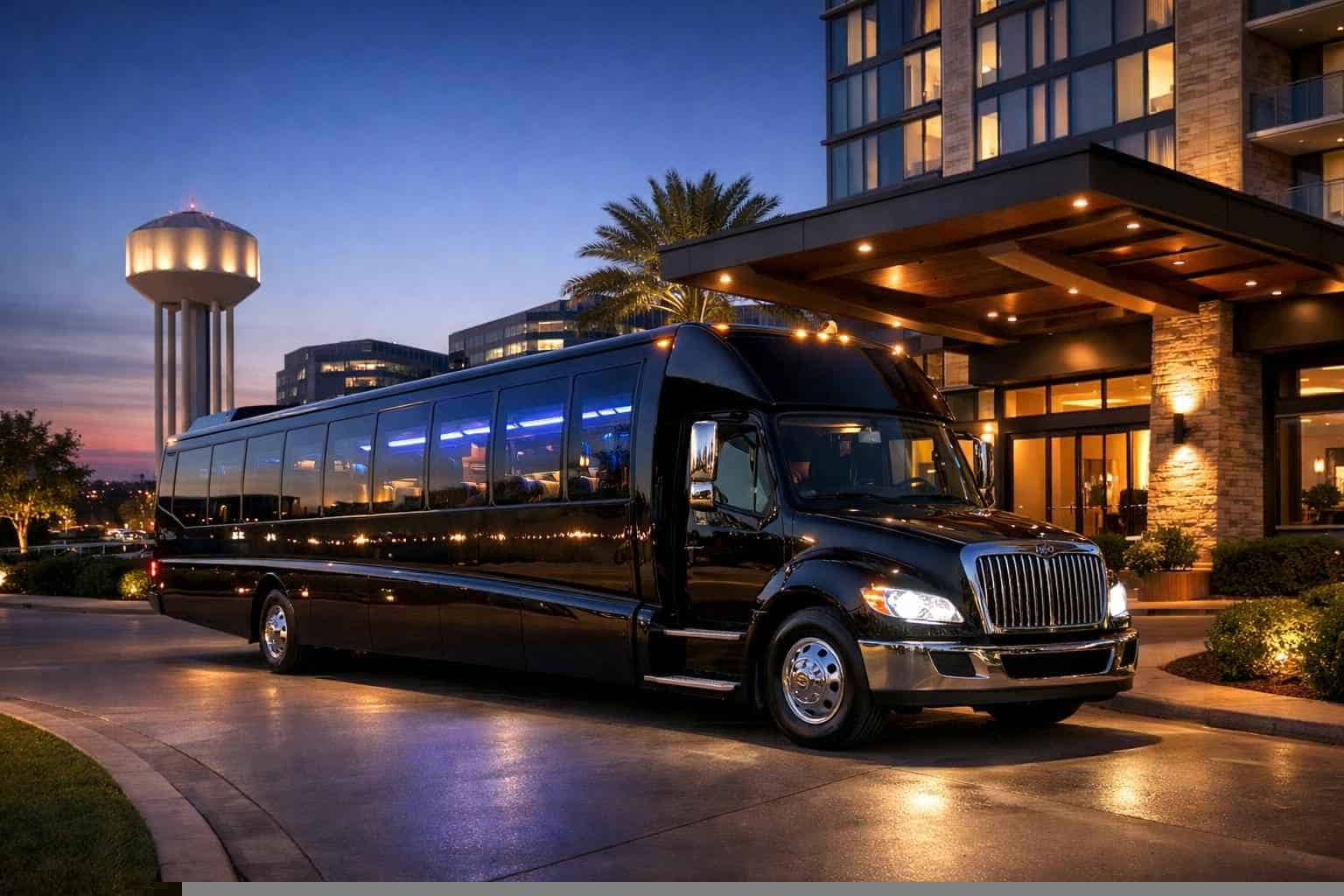 Luxury Limo Bus Rental in Frisco Texas