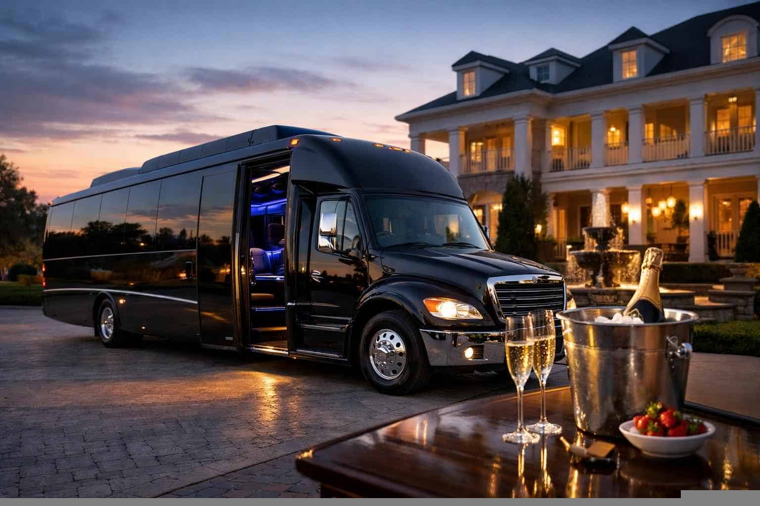 Luxury Limo Bus Rental in McKinney Texas