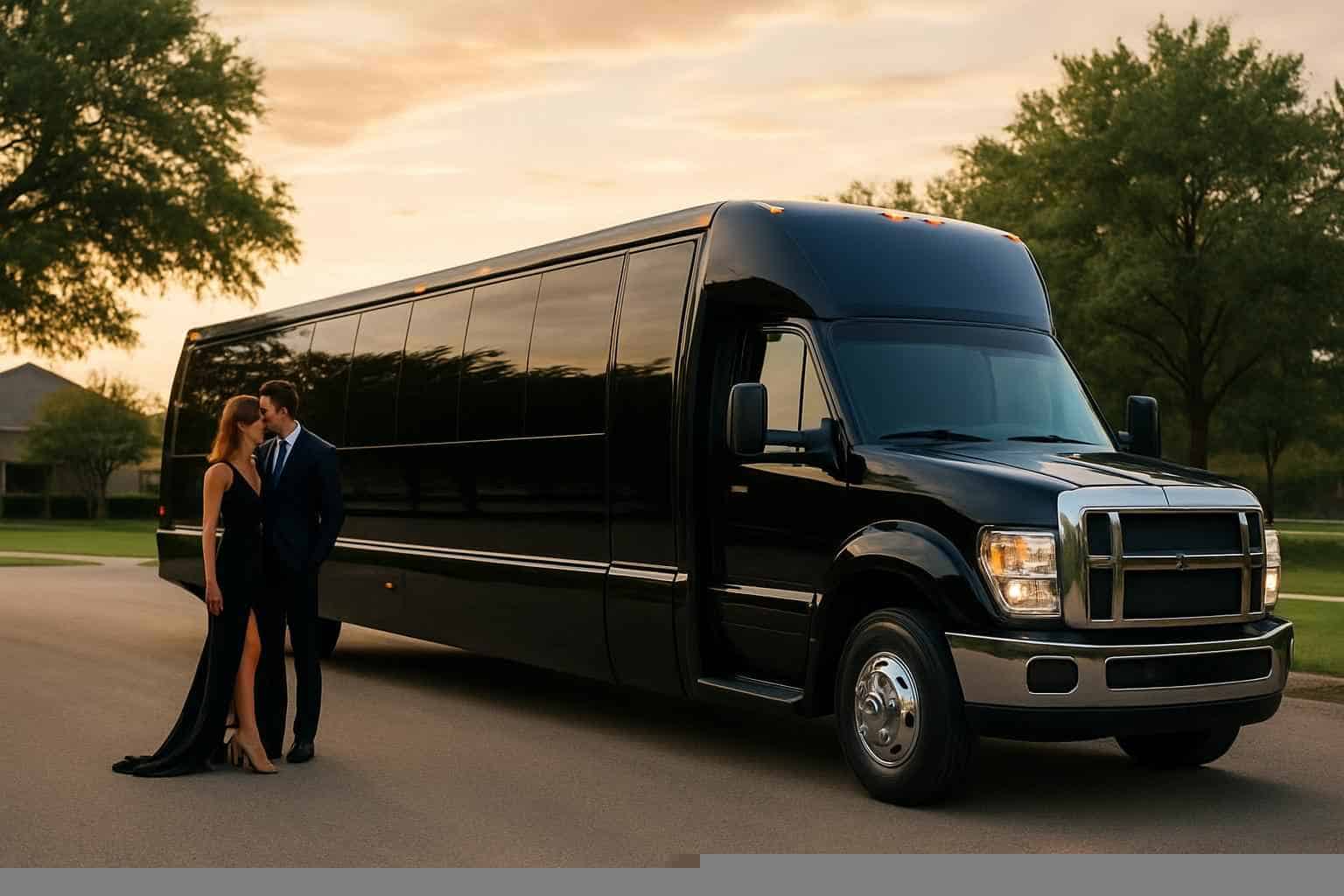Luxury Limo Bus Rental in Plano Texas