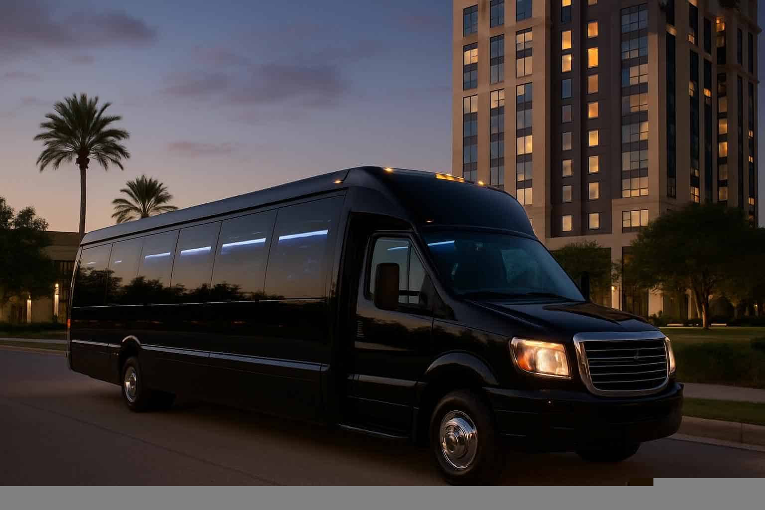 Luxury Limo Bus Rental in Richardson Texas