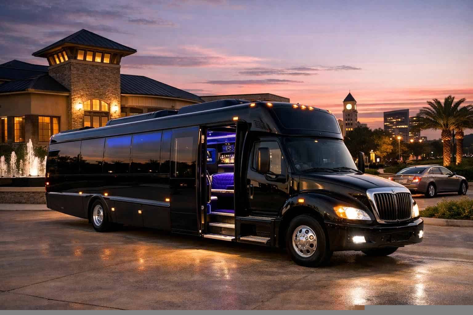 Luxury Party Bus Rental in Allen Texas