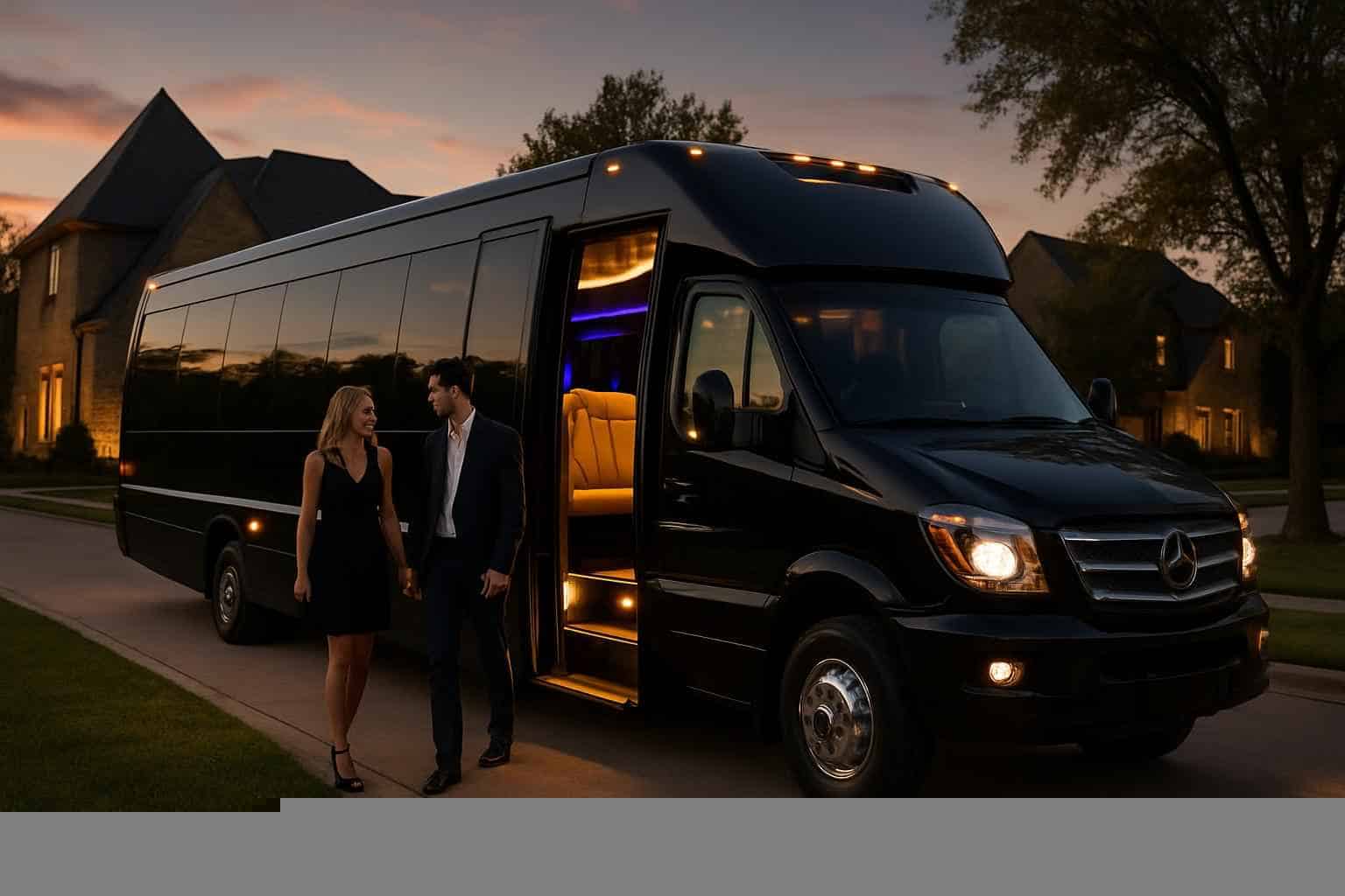 Luxury Party Bus Rental in Flower Mound Texas