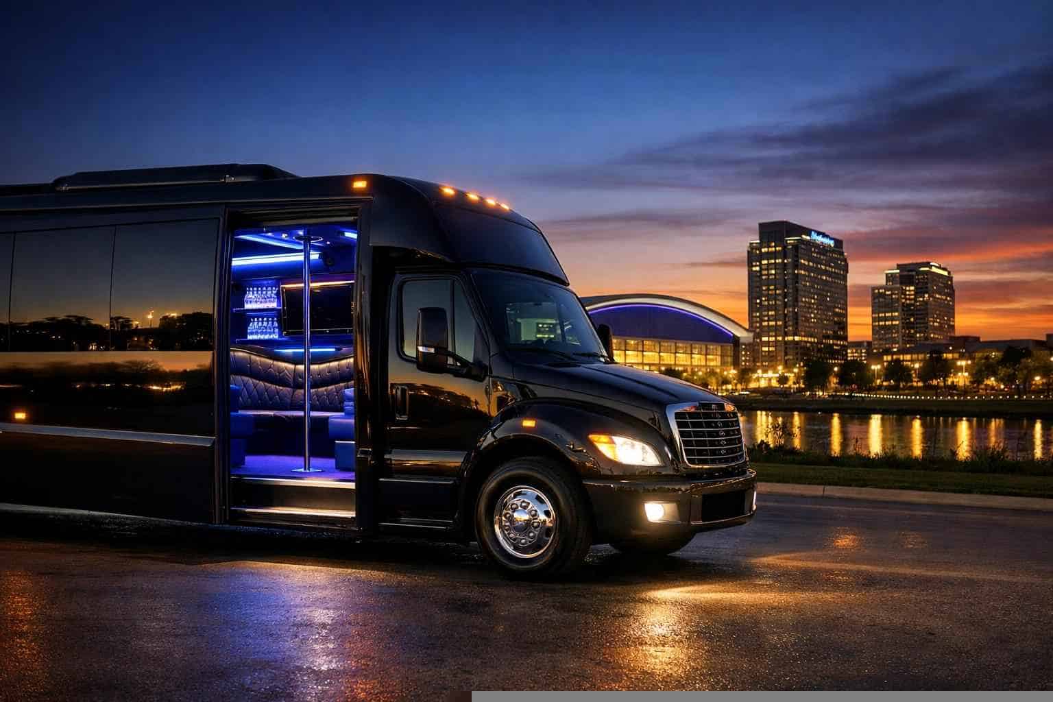 Luxury Party Bus Rental in Frisco Texas