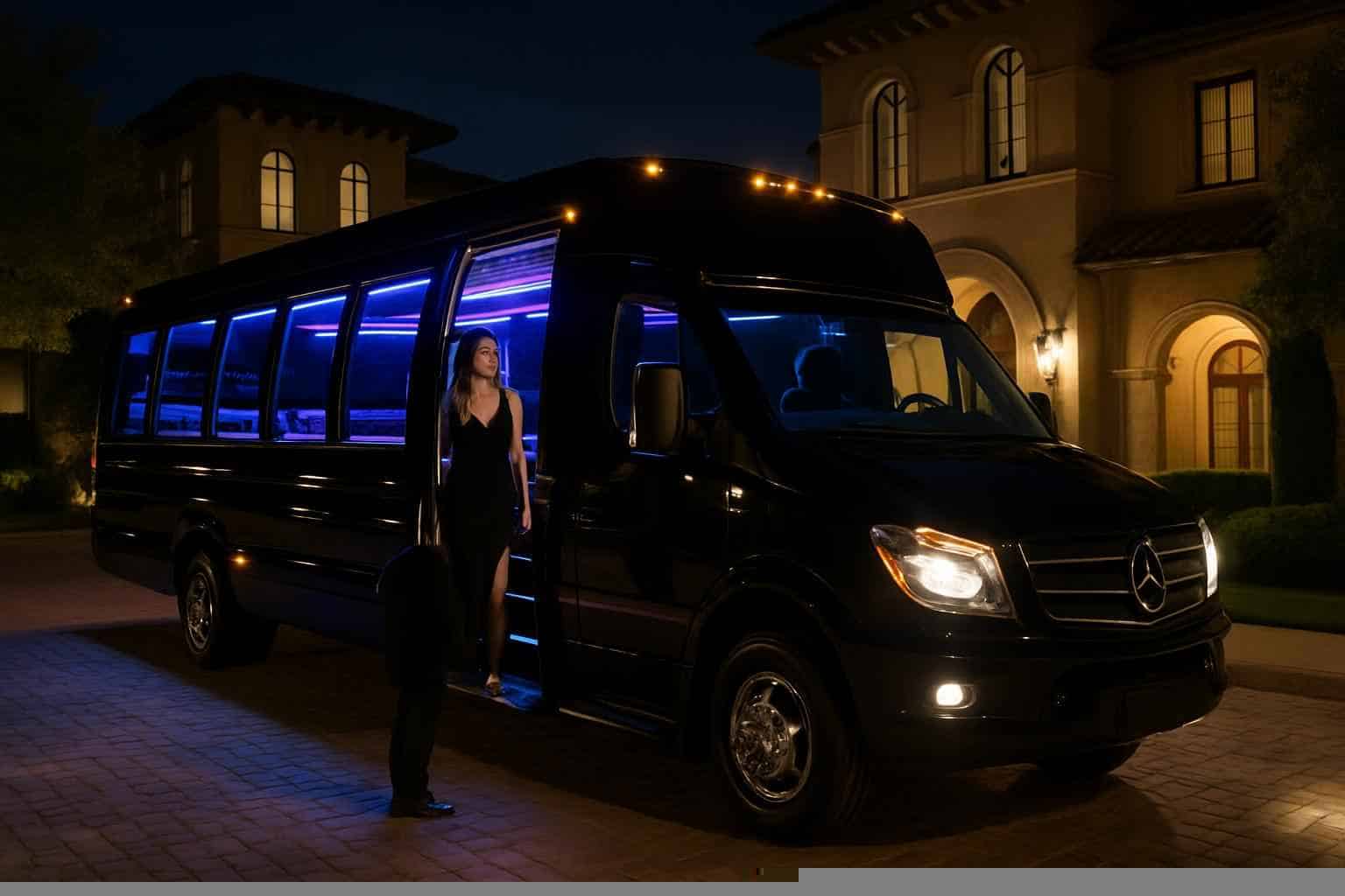 Luxury Party Bus Rental in Grapevine Texas