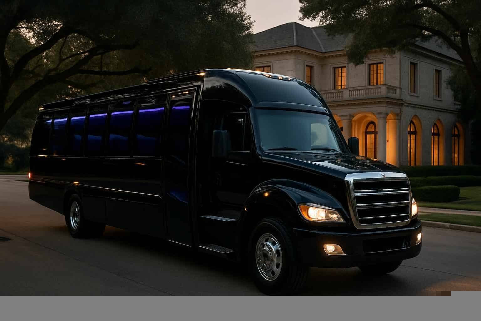 Luxury Party Bus Rental in Highland Park Texas