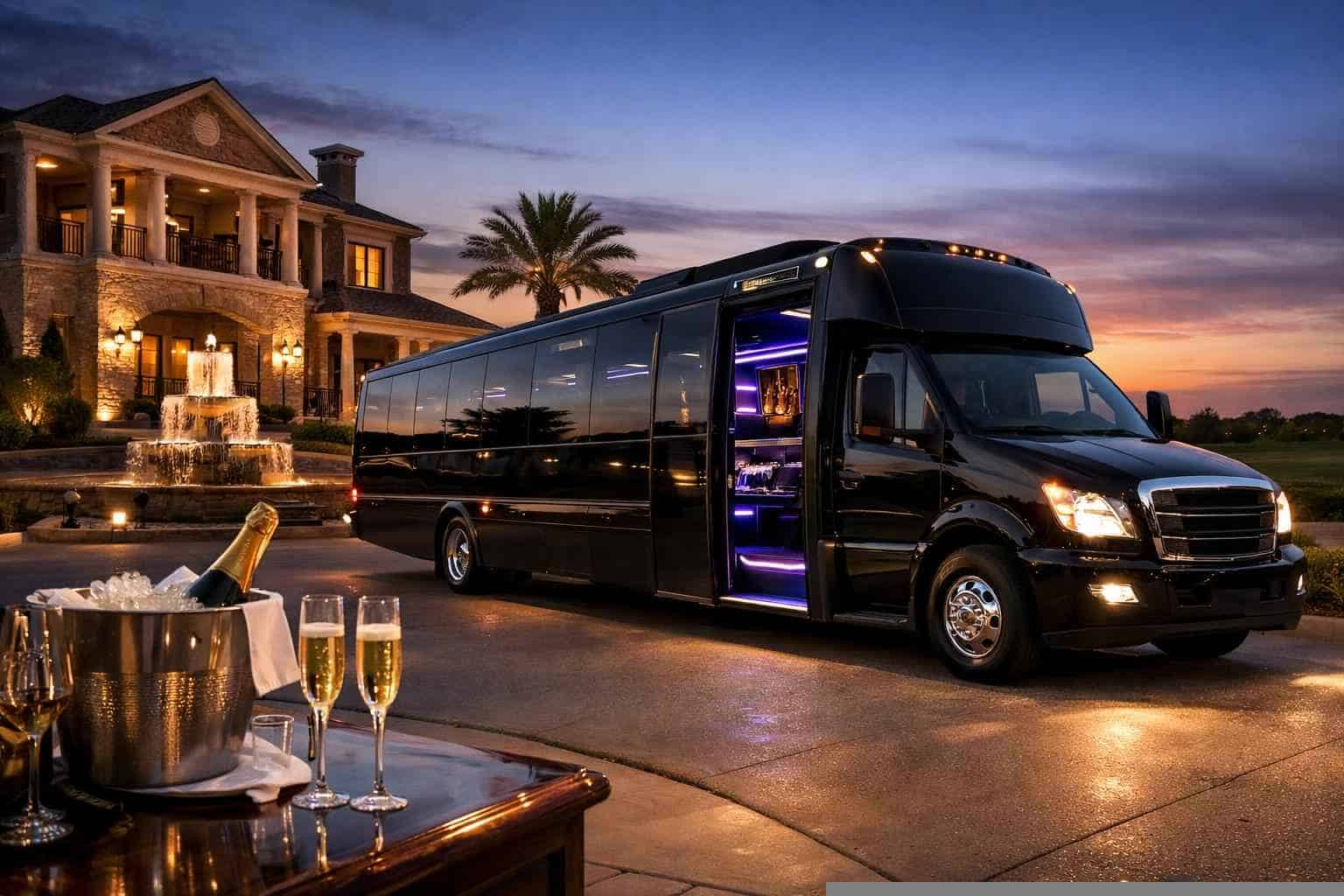 Luxury Party Bus Rental In Prosper Texas