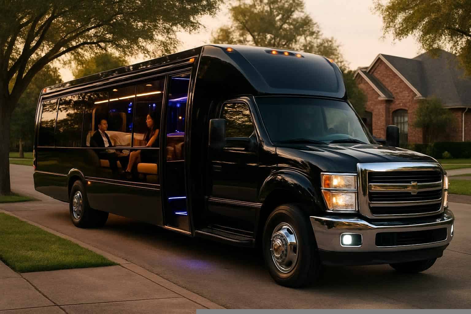 Luxury Party Bus Rental in Southlake Texas