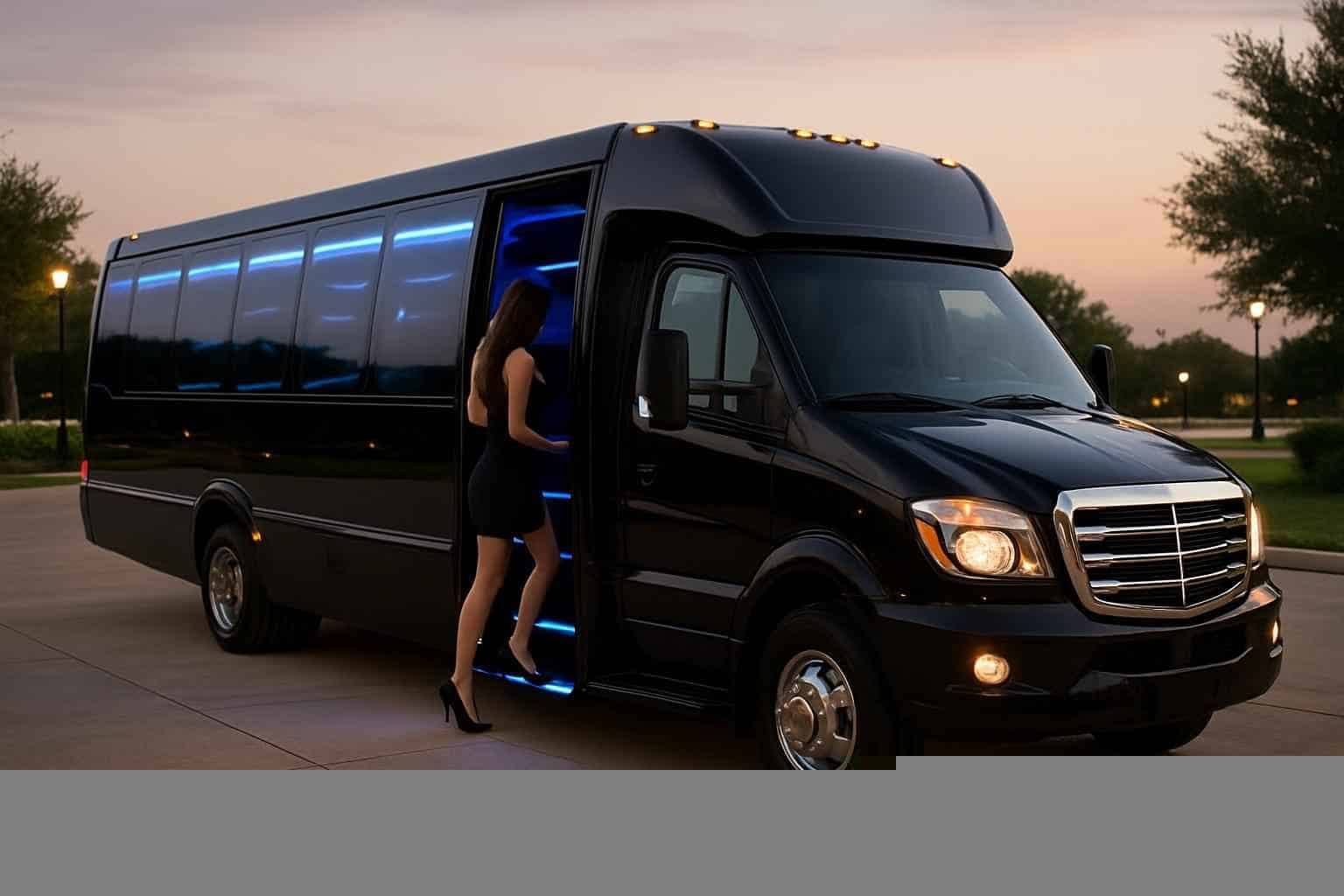 Luxury Party Bus Rental in The Colony Texas