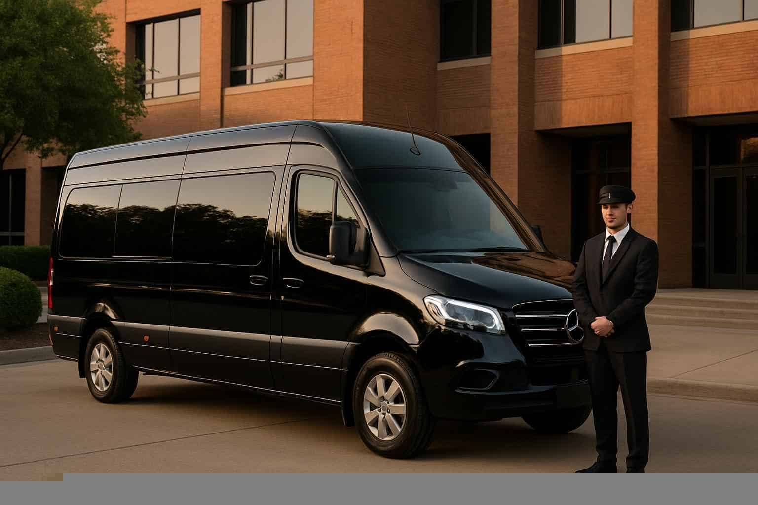 Luxury Passenger Van with Driver in Addison Texas