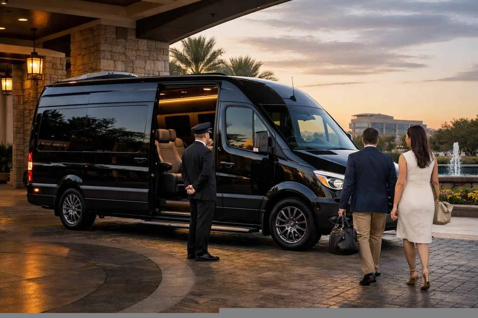 Luxury Passenger Van with Driver in Allen Texas
