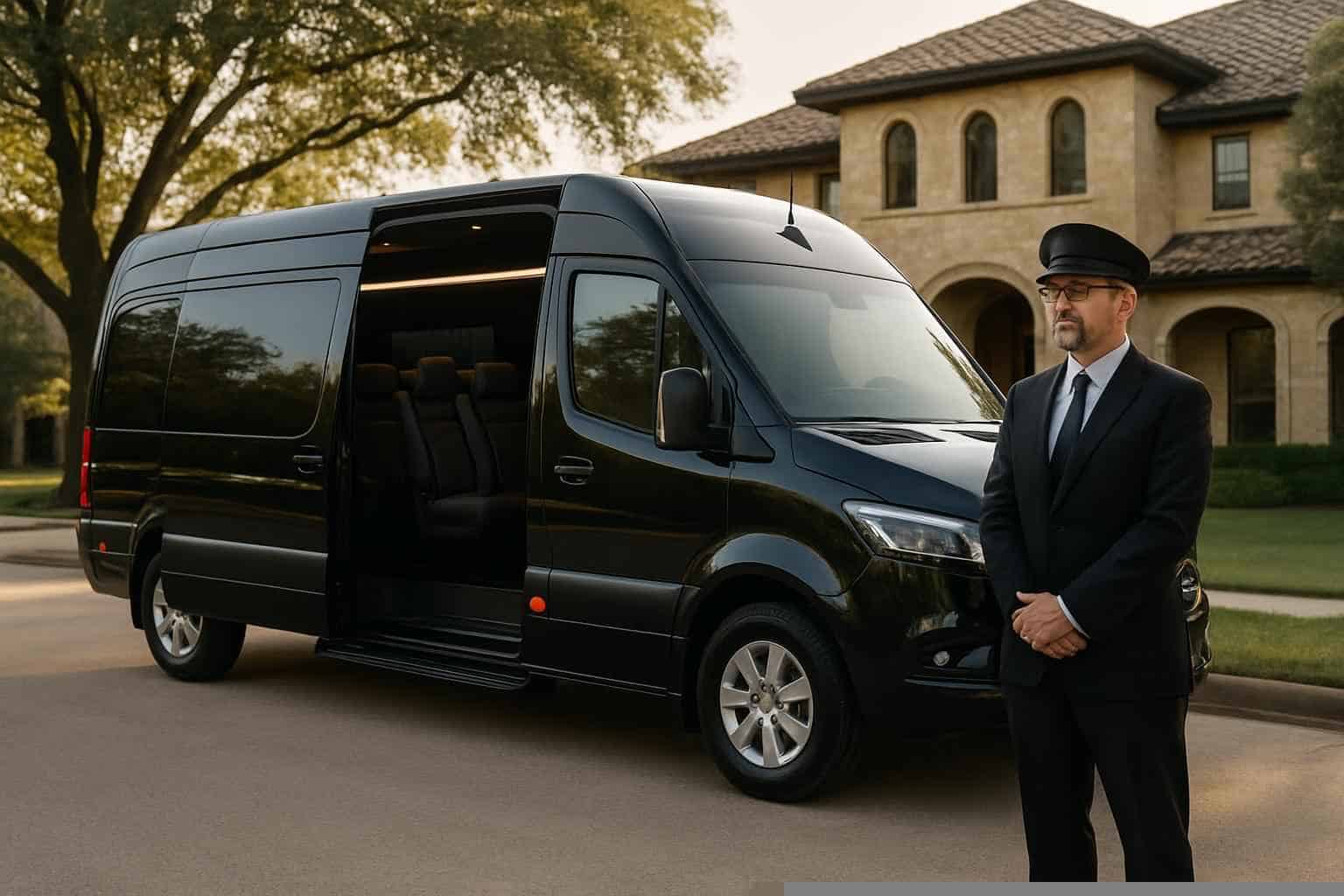 Luxury Passenger Van with Driver in Coppell Texas