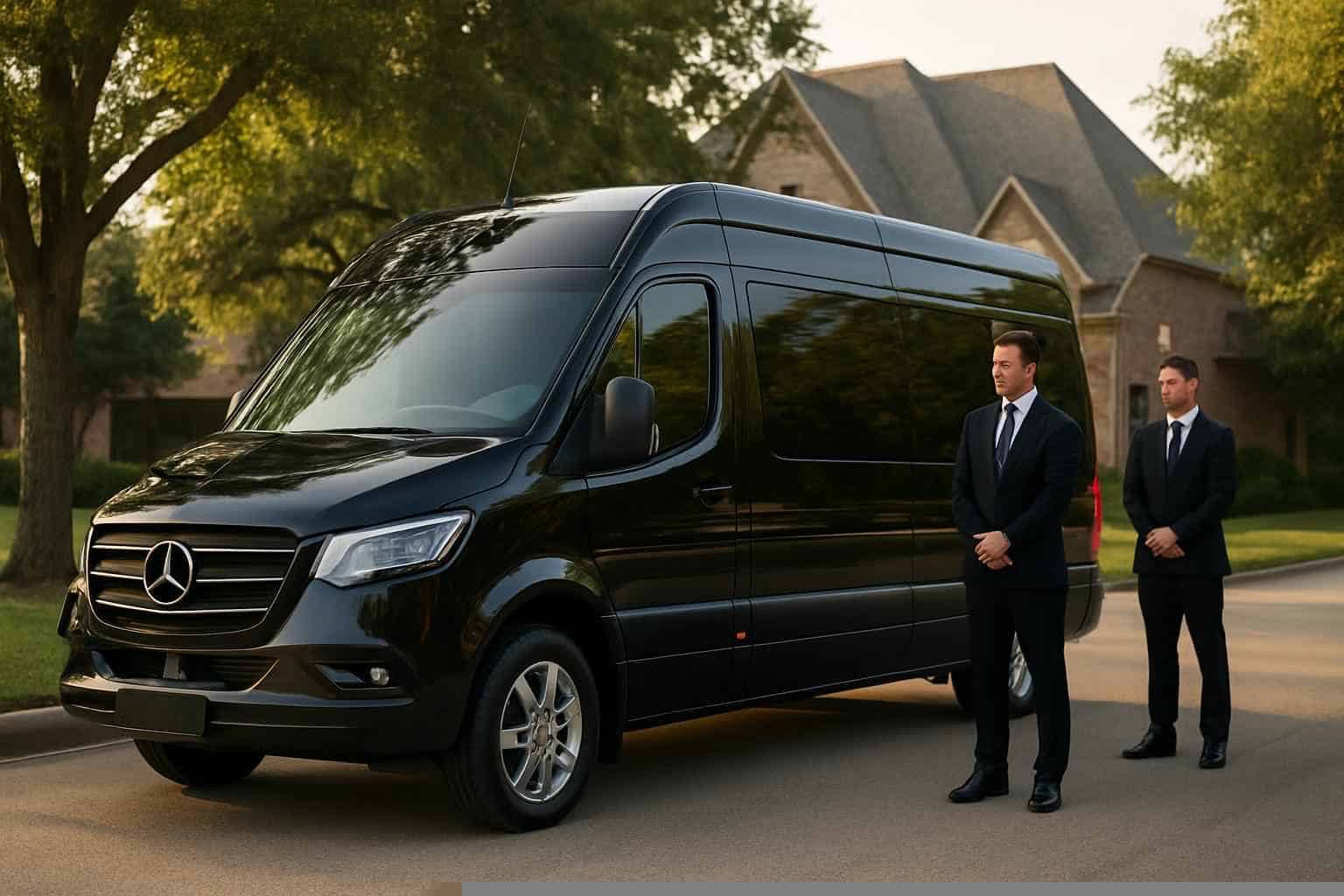 Luxury Passenger Van with Driver in Flower Mound Texas
