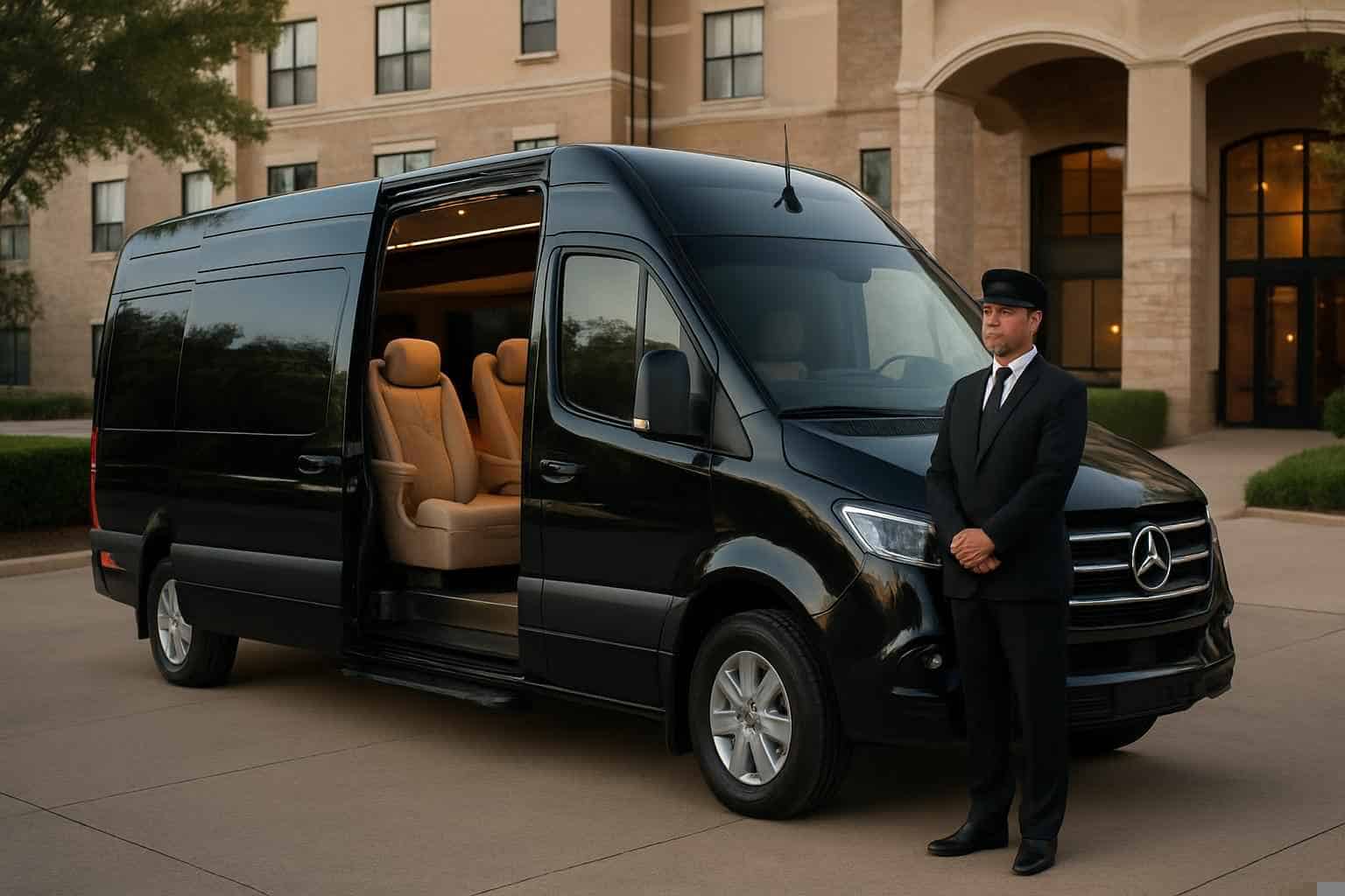 Luxury Passenger Van with Driver in Irving Texas