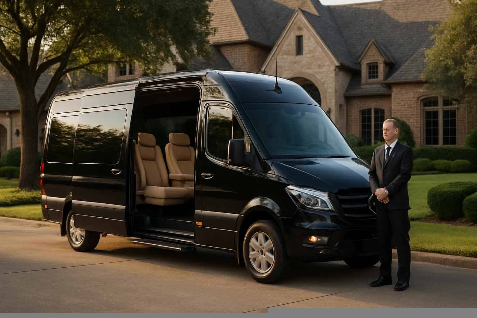 Luxury Passenger Van with Driver in Lewisville Texas