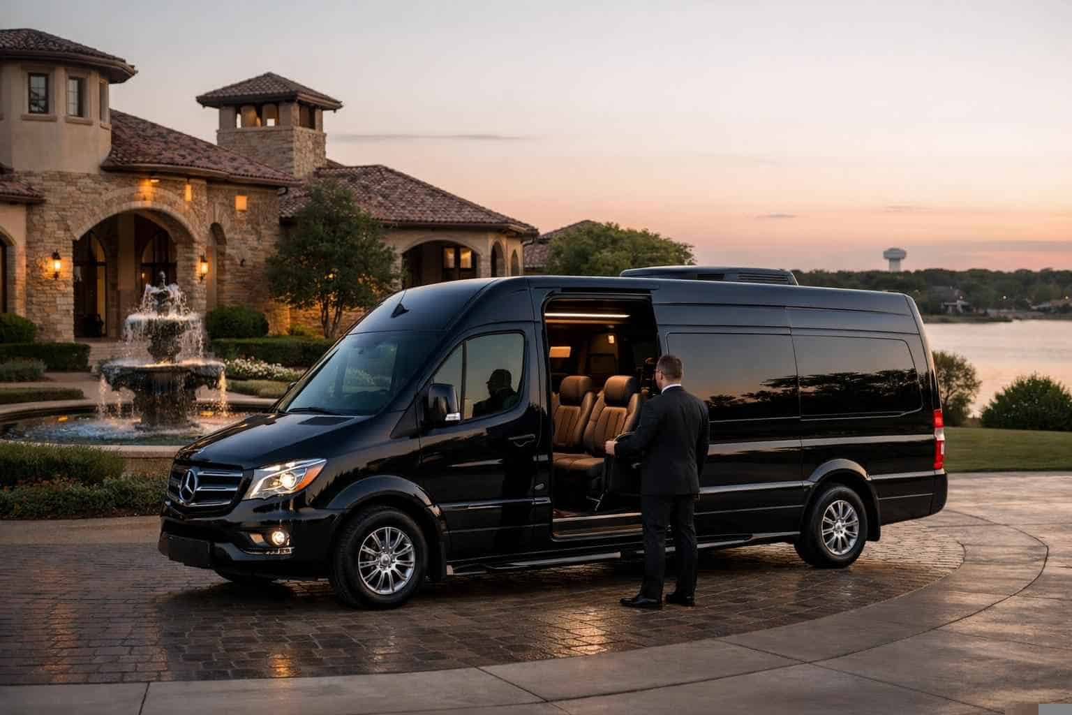 Luxury Passenger Van with Driver in McKinney Texas