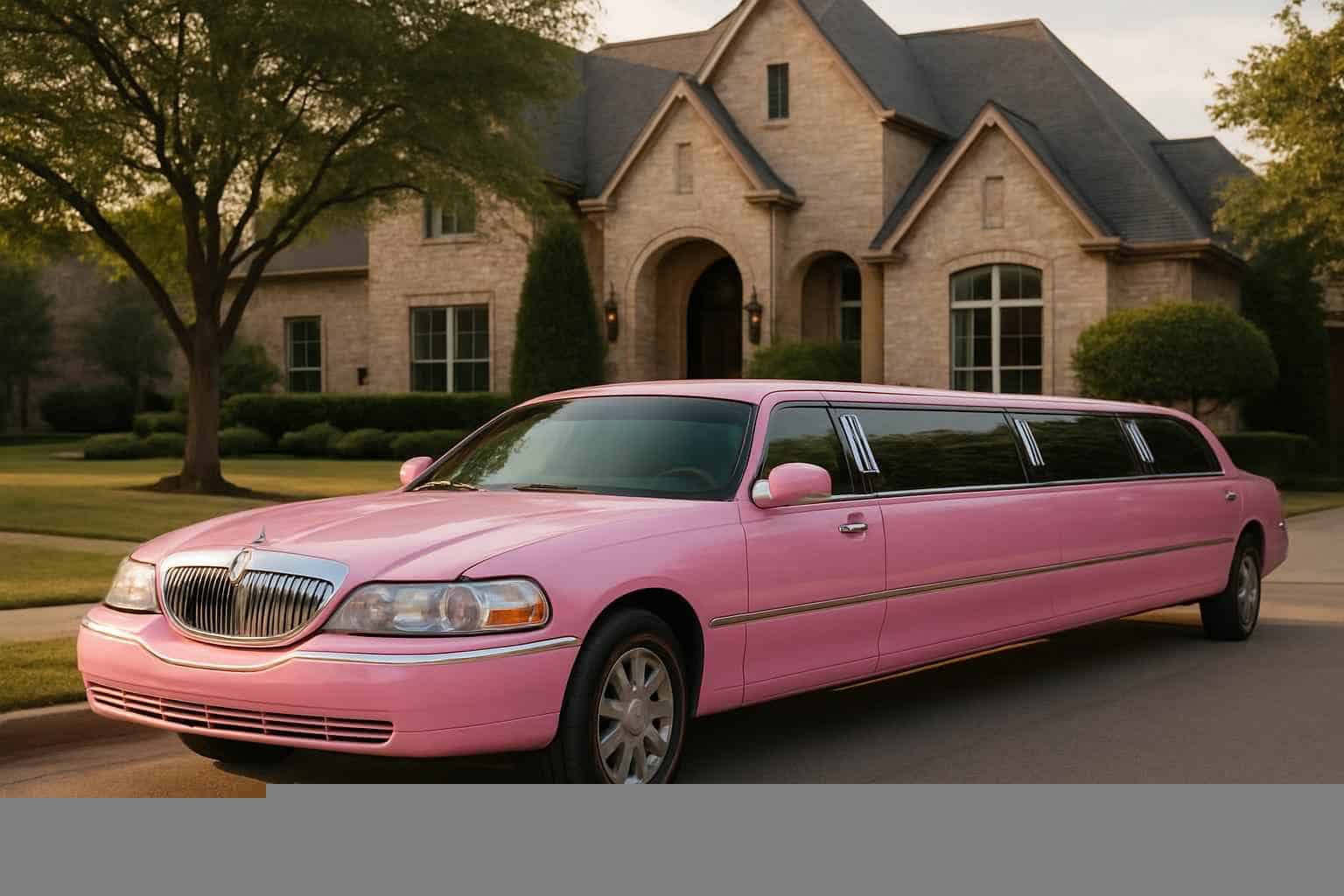 Luxury Pink Limo Rental in Coppell Texas