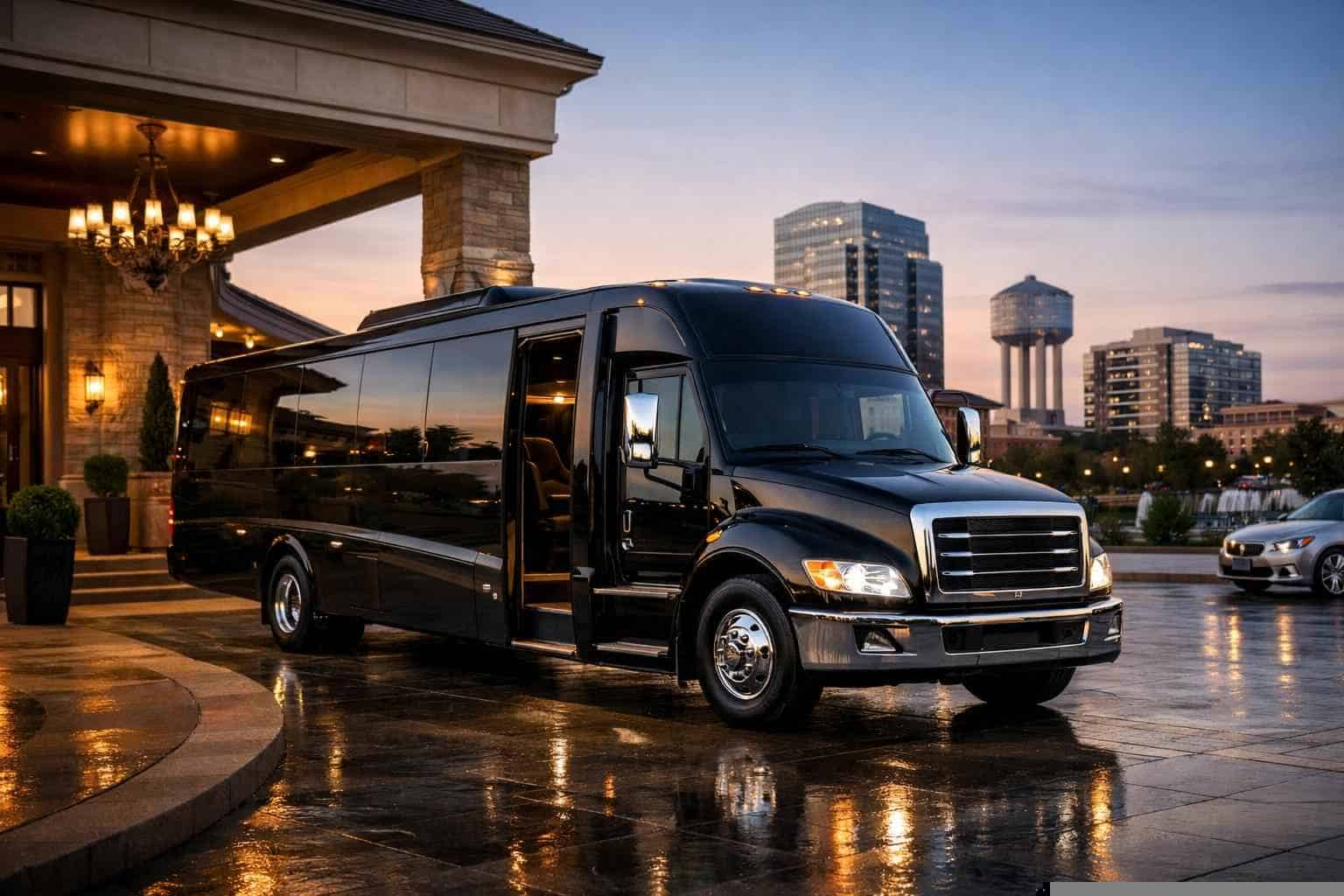Luxury Shuttle Bus Rental in Allen Texas