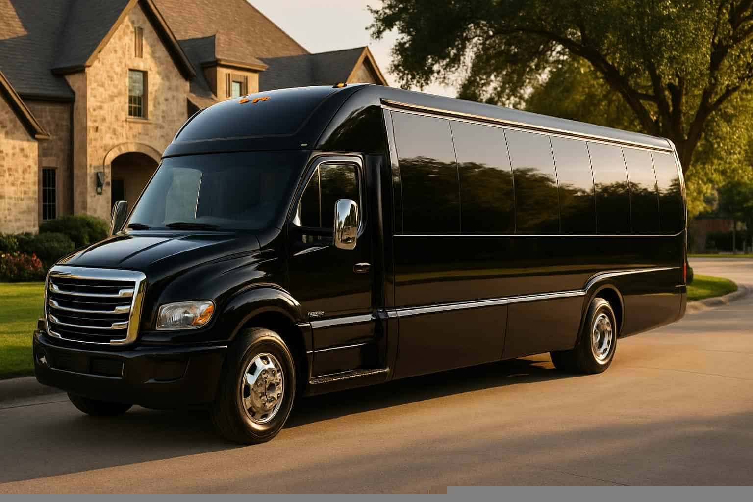 Luxury Shuttle Bus Rental in Flower Mound Texas