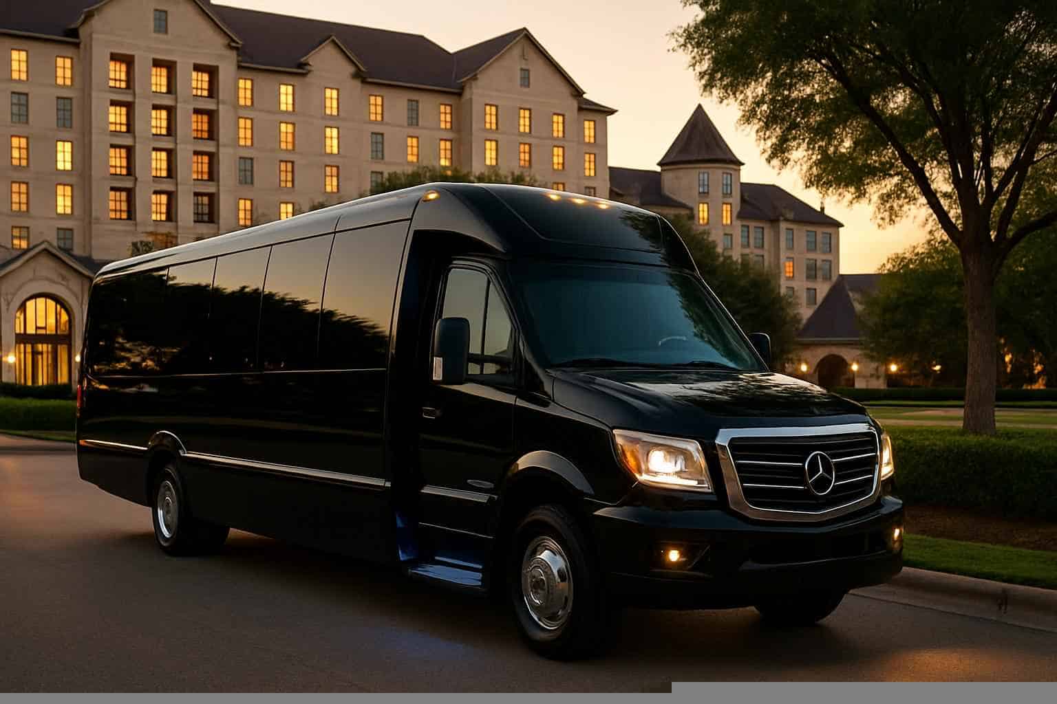 Luxury Shuttle Bus Rental In Grapevine Texas