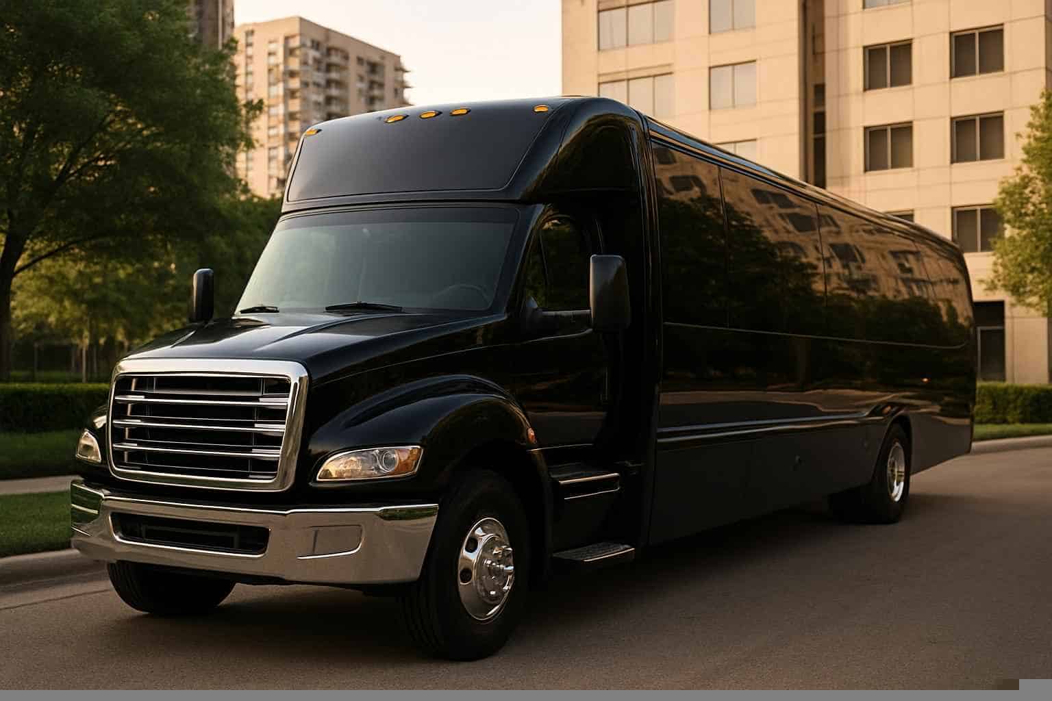 Luxury Shuttle Bus Rental in Irving Texas