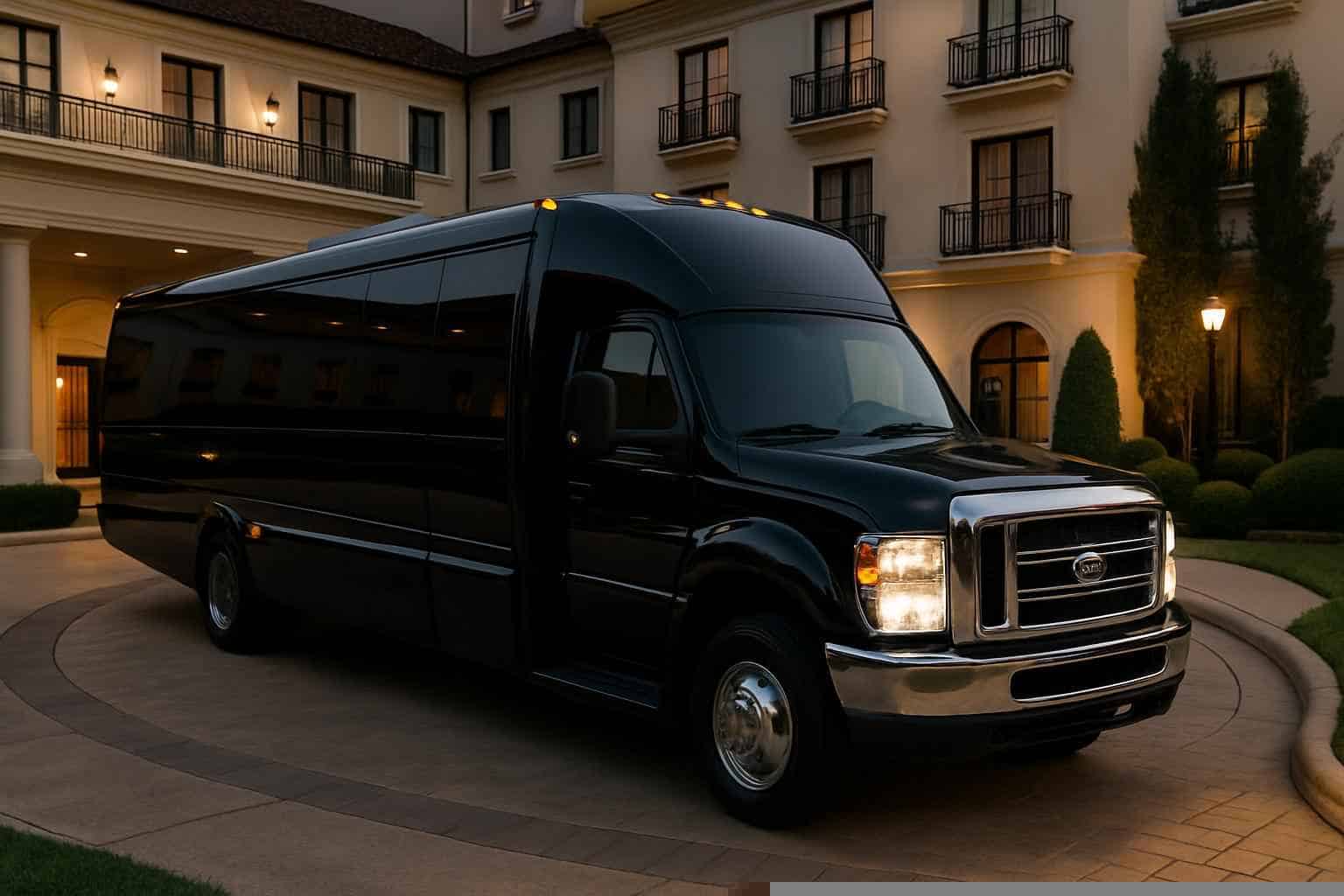 Luxury Shuttle Bus Rental in Lewisville Texas