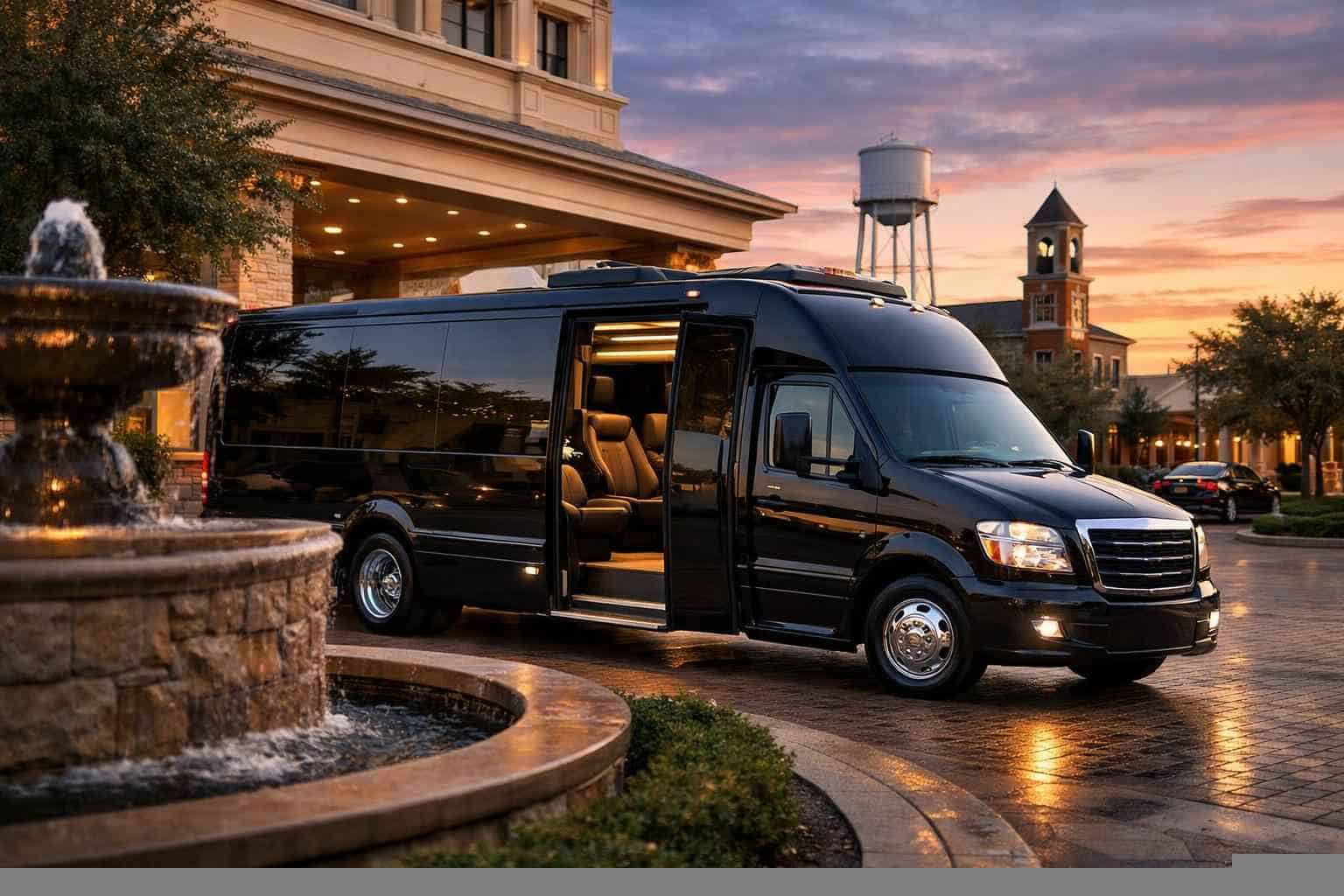 Luxury Shuttle Bus Rental In McKinney Texas