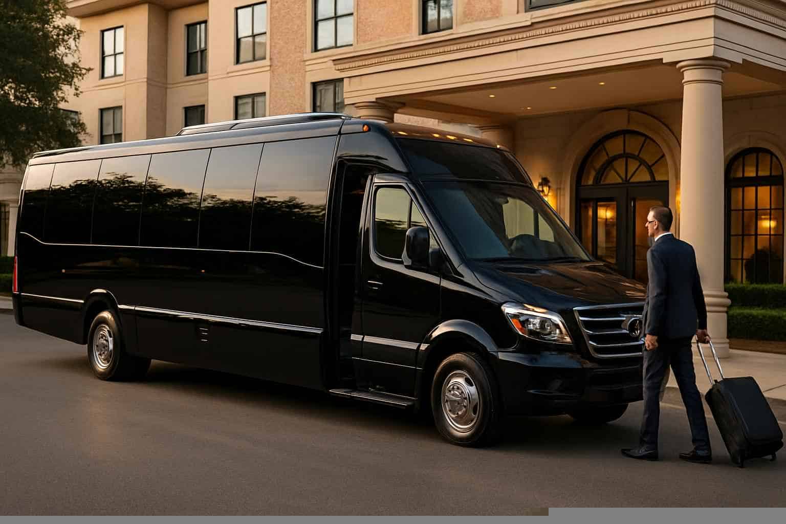 Luxury Shuttle Bus Rental in Plano Texas