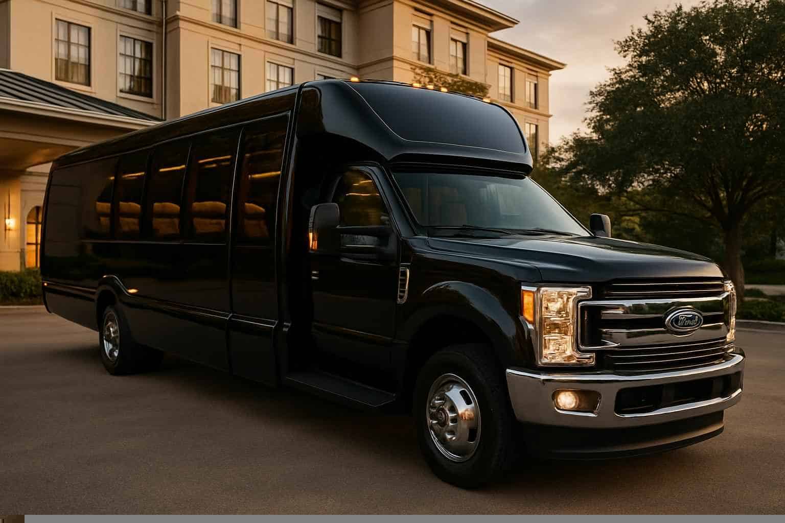 Luxury Shuttle Bus Rental in Richardson Texas