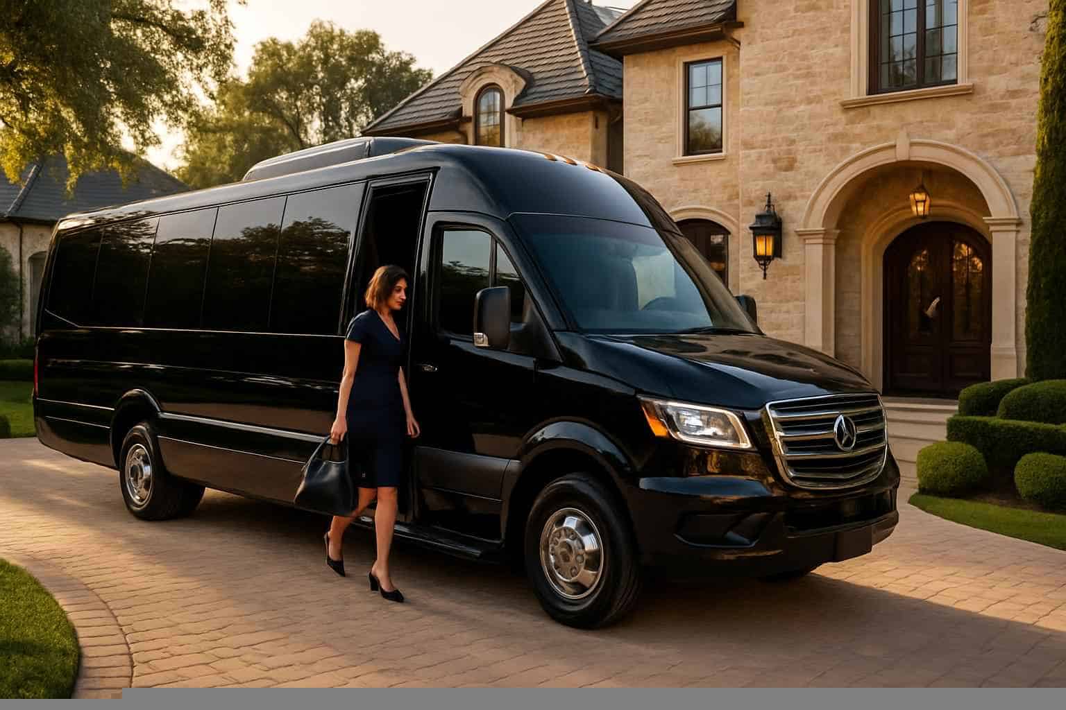 Luxury Shuttle Bus Rental in The Colony Texas