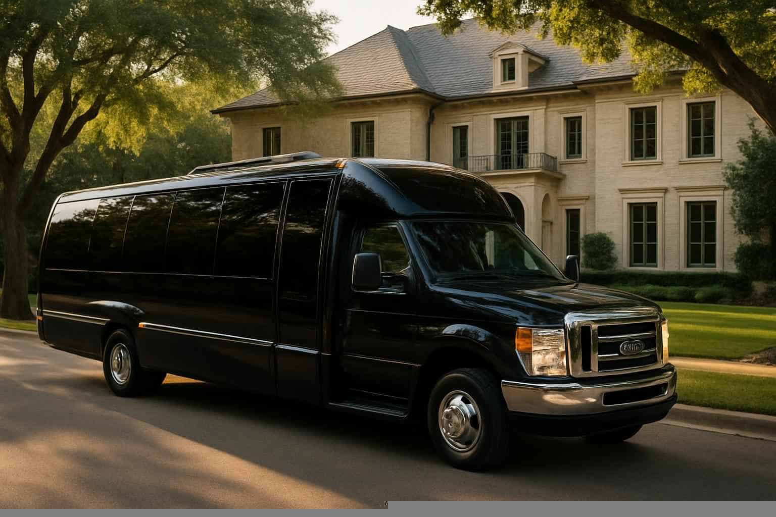 Luxury Shuttle Bus Rental in University Park Texas