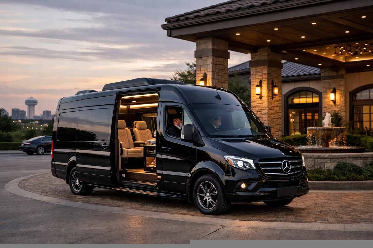 Luxury Sprinter Van Rental with Driver in Allen Texas
