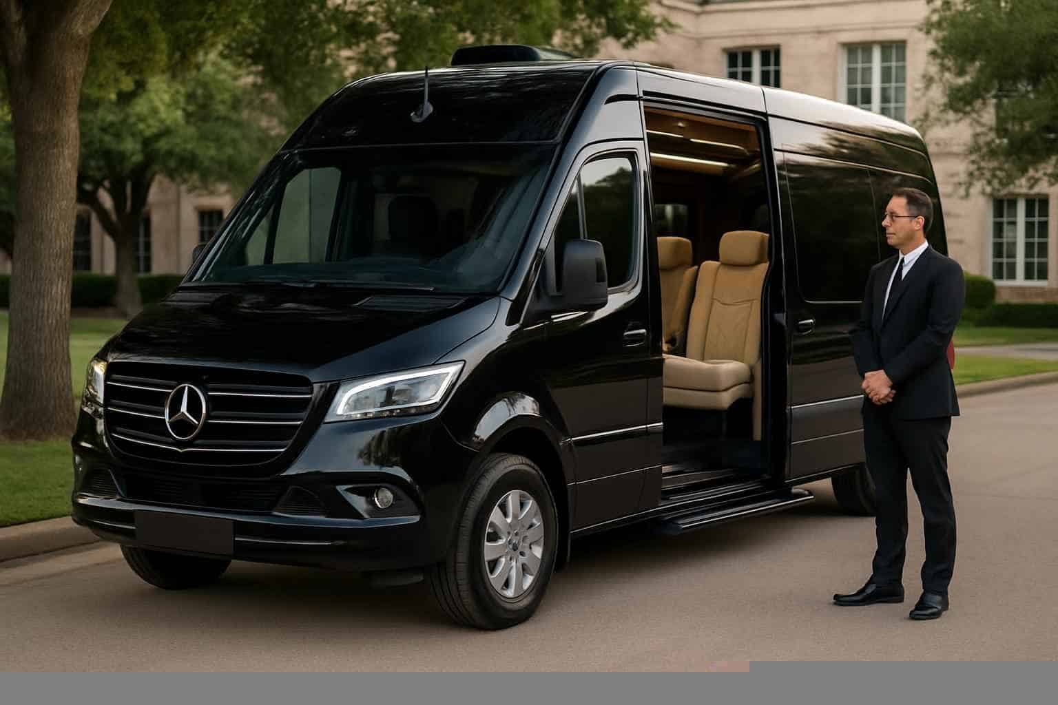 Luxury Sprinter Van Rental with Driver in Coppell Texas