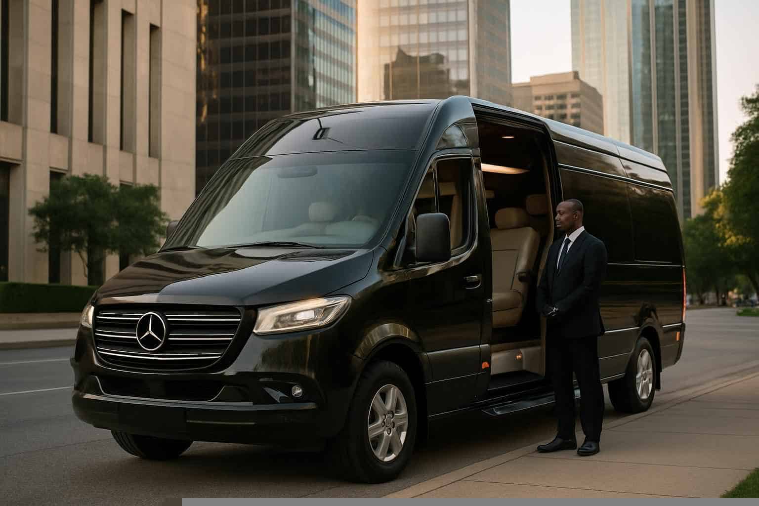 Luxury Sprinter Van Rental with Driver in Dallas Texas