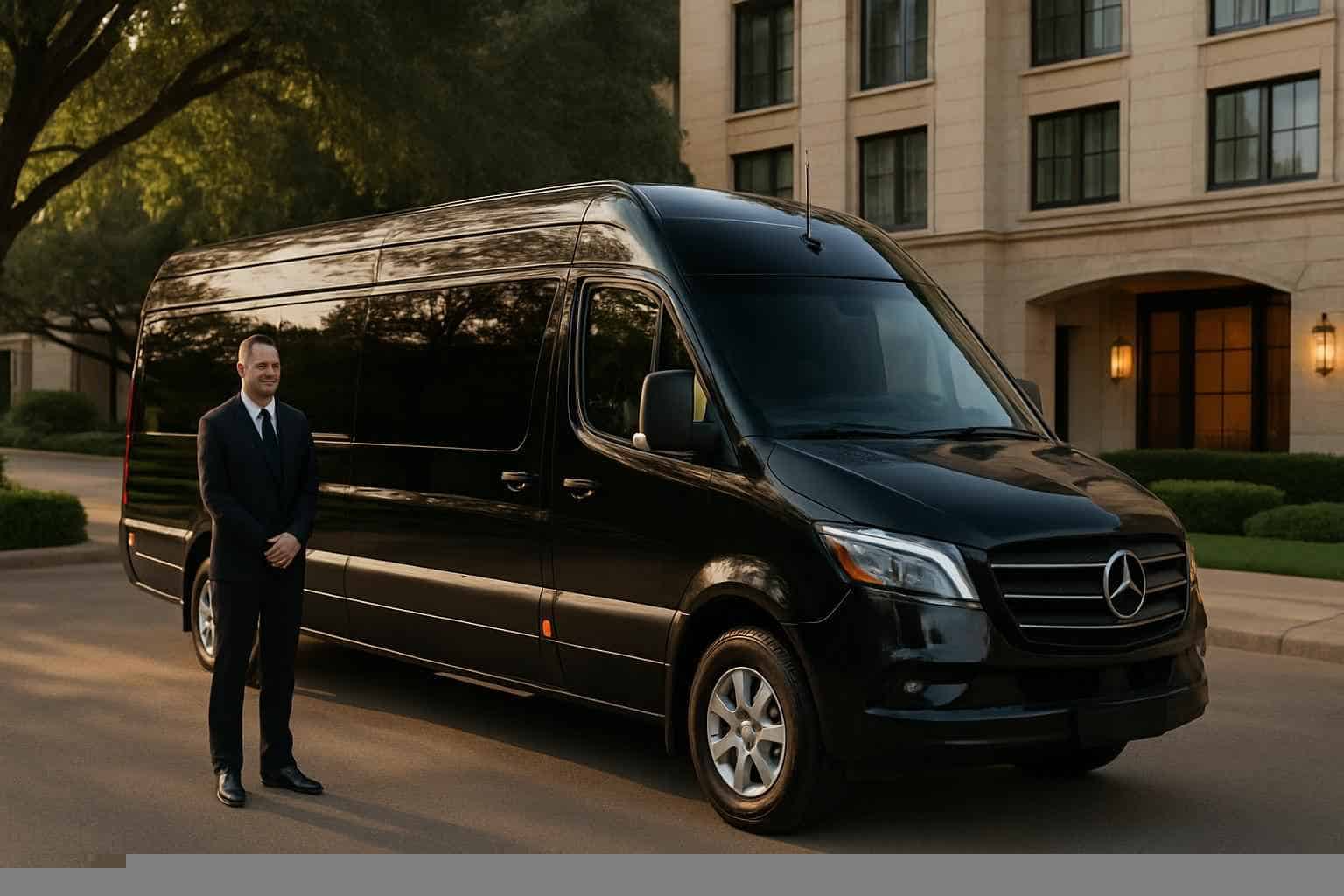 Luxury Sprinter Van Rental with Driver in Farmers Branch Texas