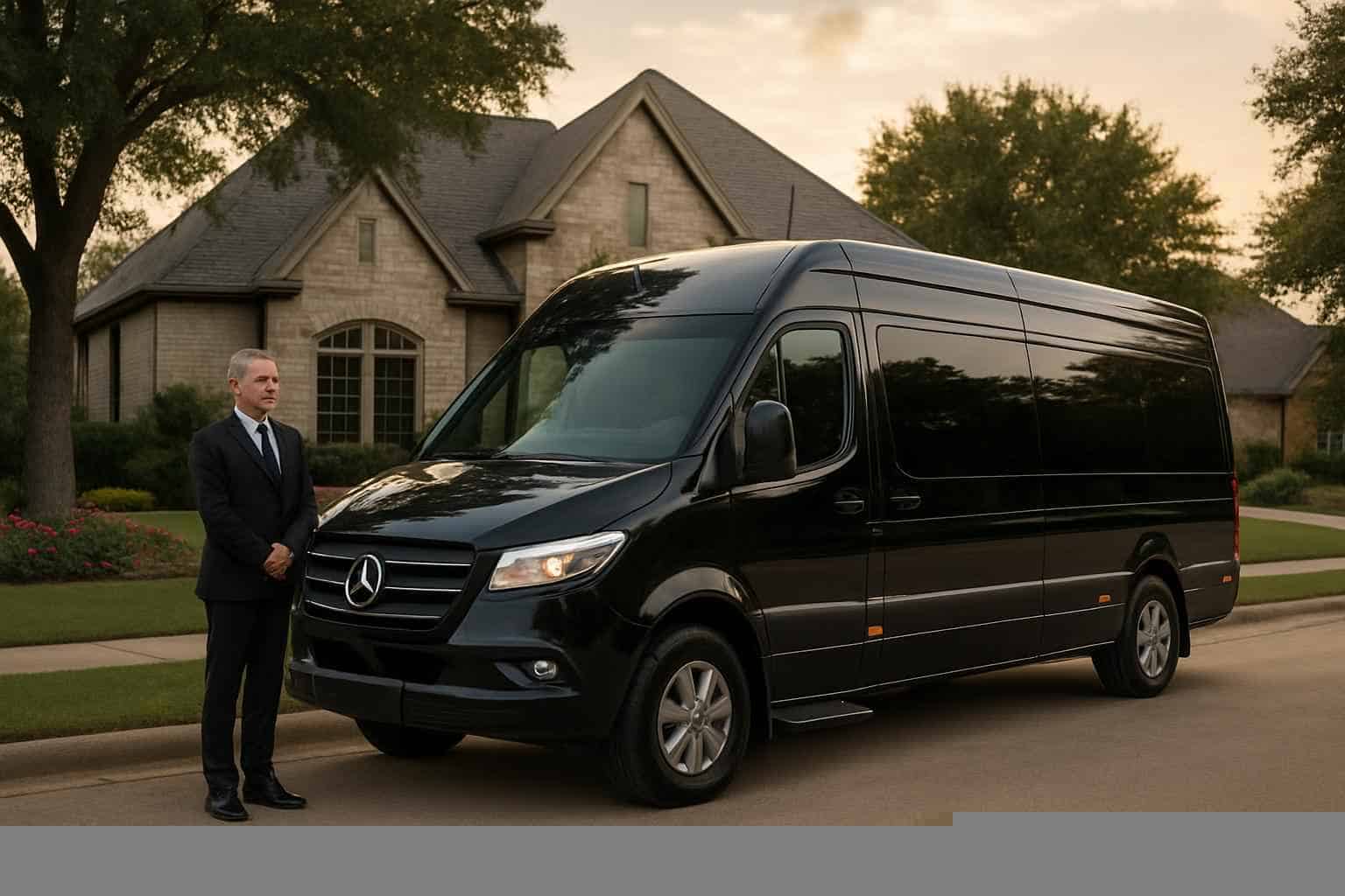 Luxury Sprinter Van Rental with Driver in Flower Mound Texas