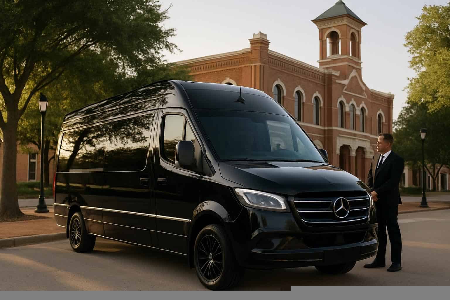 Luxury Sprinter Van Rental with Driver in Grapevine Texas