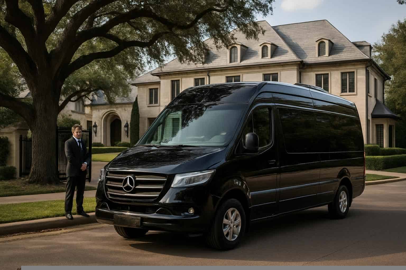Luxury Sprinter Van Rental with Driver in Highland Park Texas