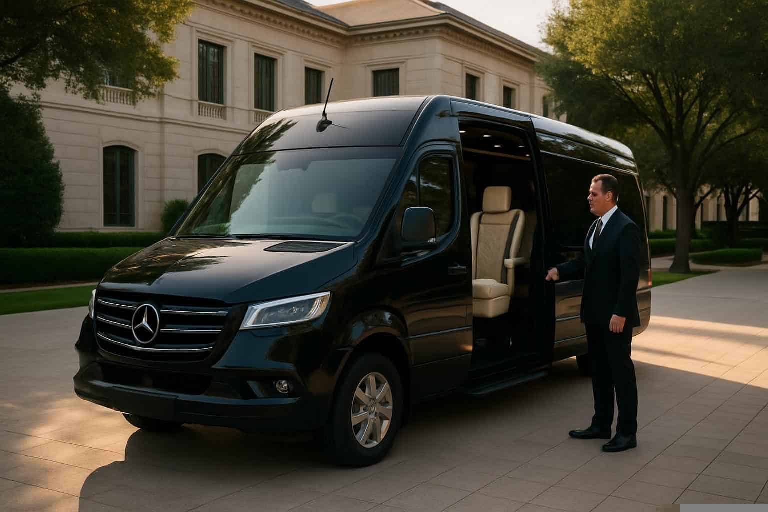 Luxury Sprinter Van Rental with Driver in Plano Texas