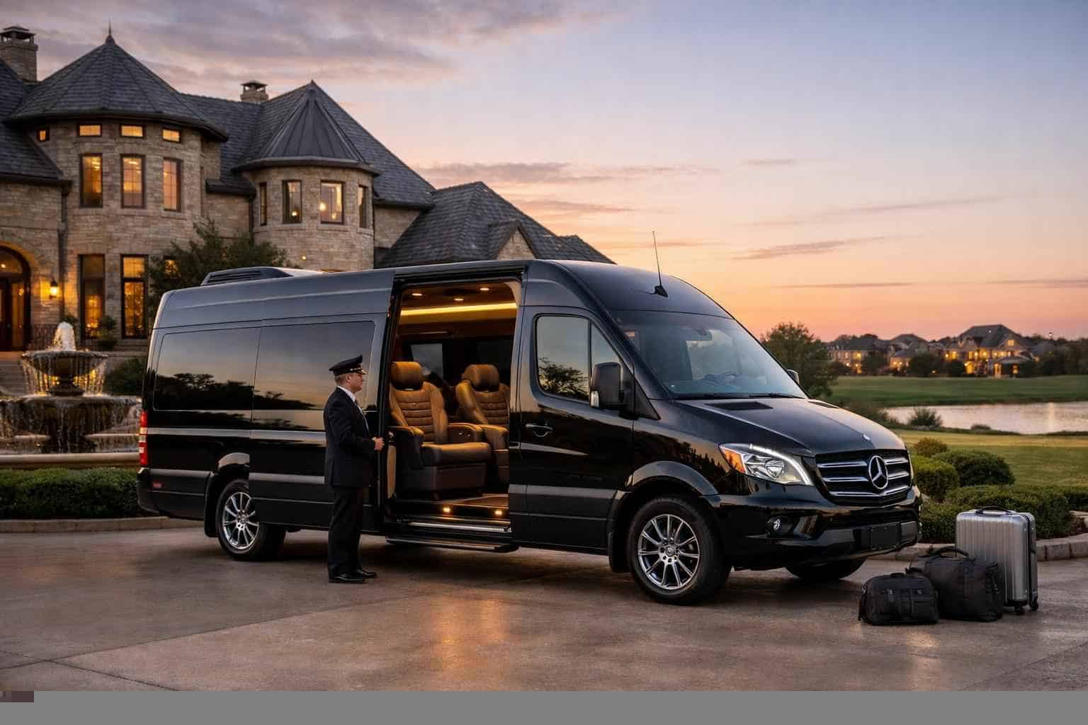 Luxury Sprinter Van Rental with Driver in Prosper Texas
