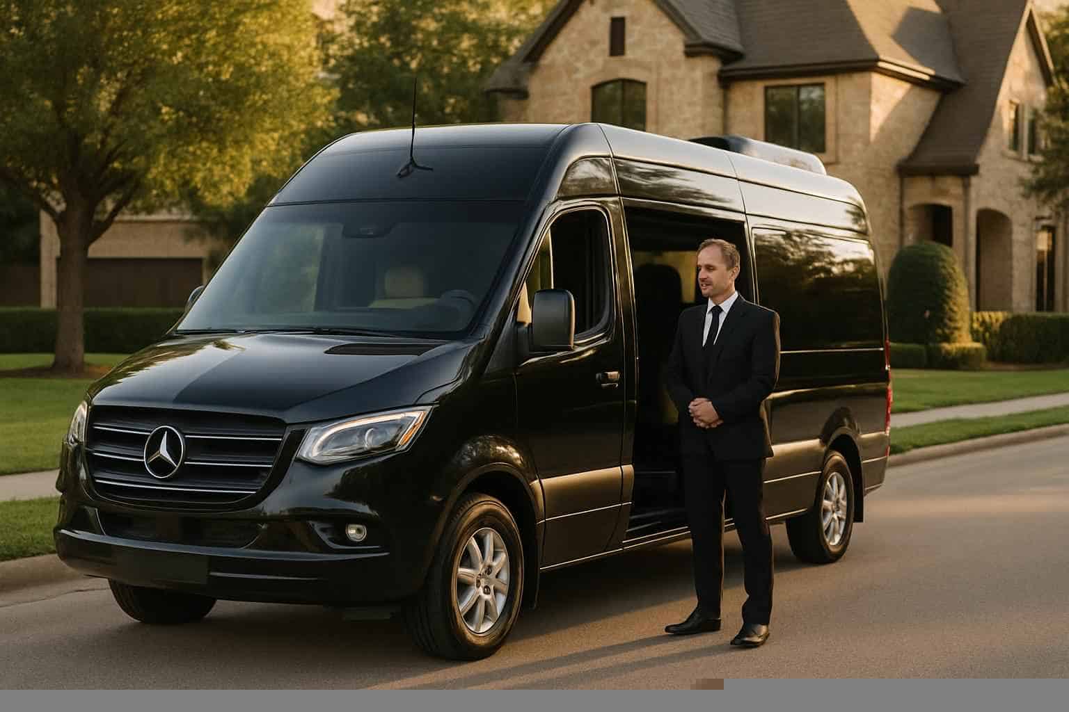 Luxury Sprinter Van Rental with Driver in Richardson Texas