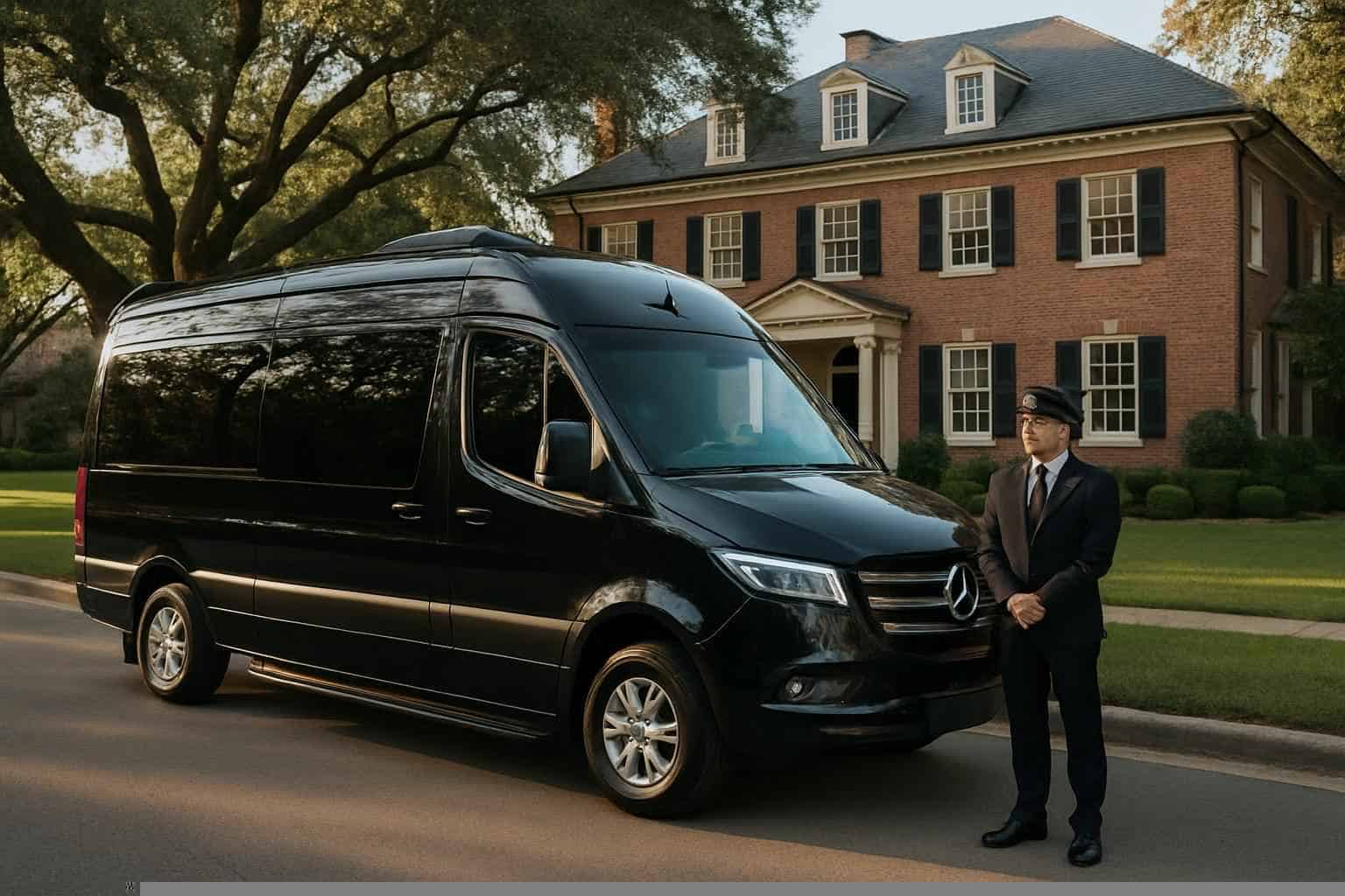 Luxury Sprinter Van Rental with Driver in University Park Texas
